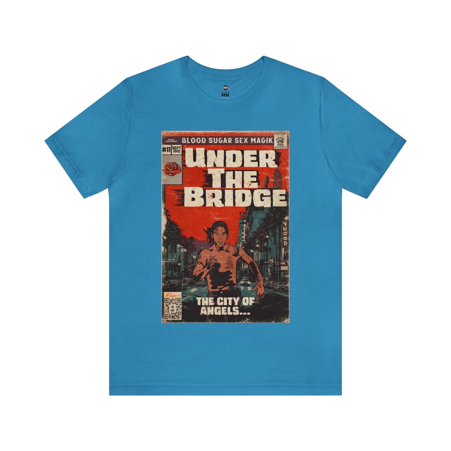 Red Hot Chili Peppers- Under The Bridge - Unisex Jersey Short Sleeve Tee