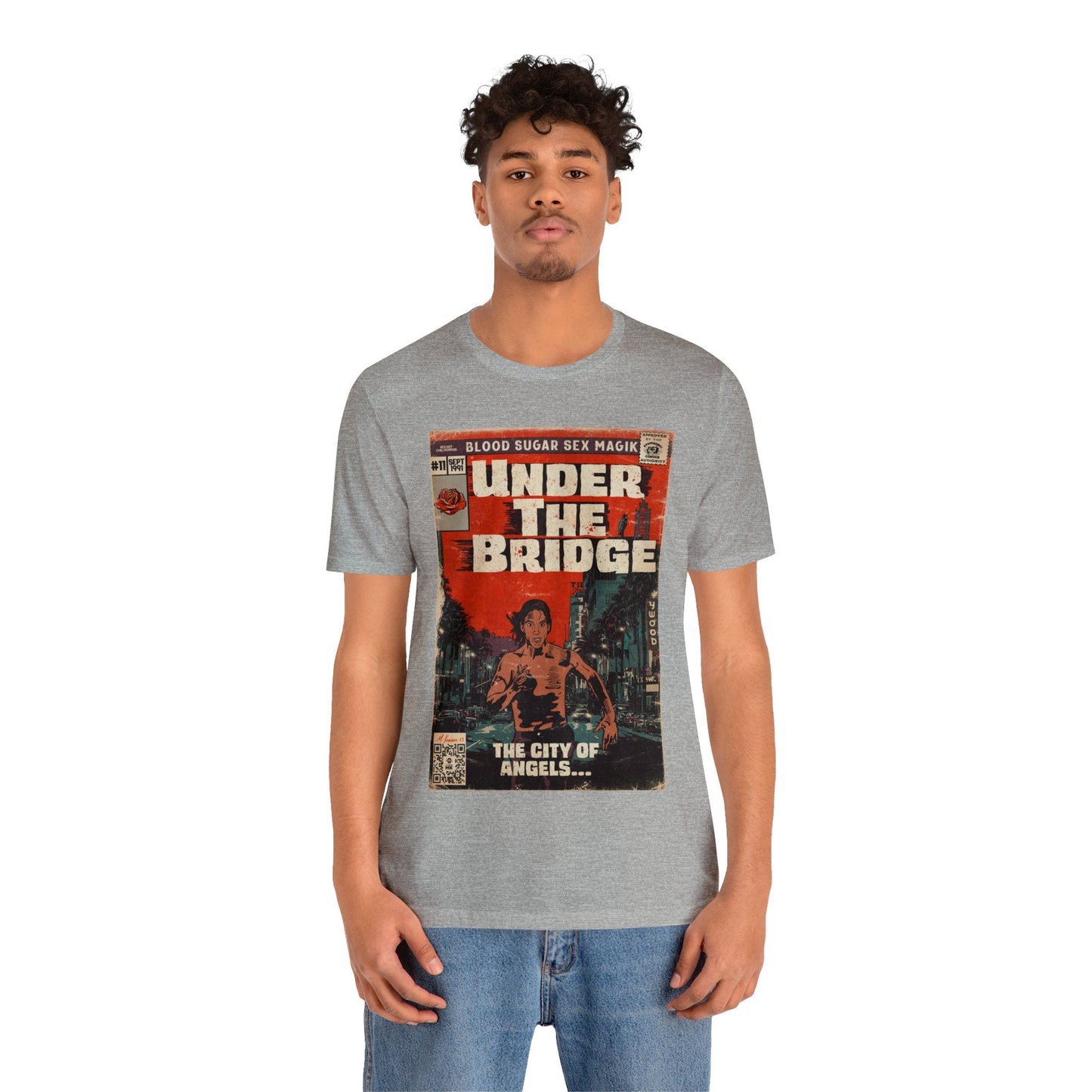 Red Hot Chili Peppers- Under The Bridge - Unisex Jersey Short Sleeve Tee