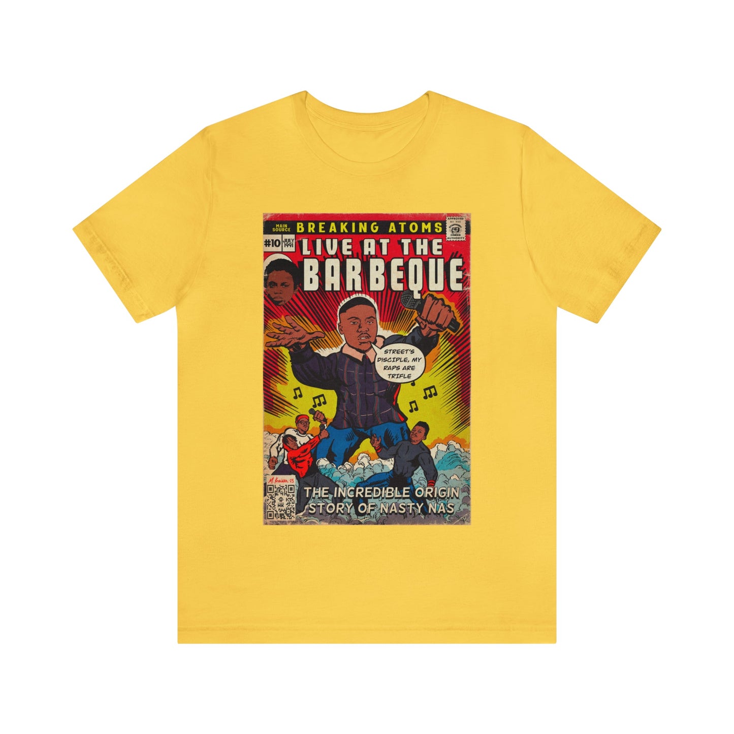 Main Source & Nas - Live at the Barbeque - Unisex Jersey Short Sleeve Tee