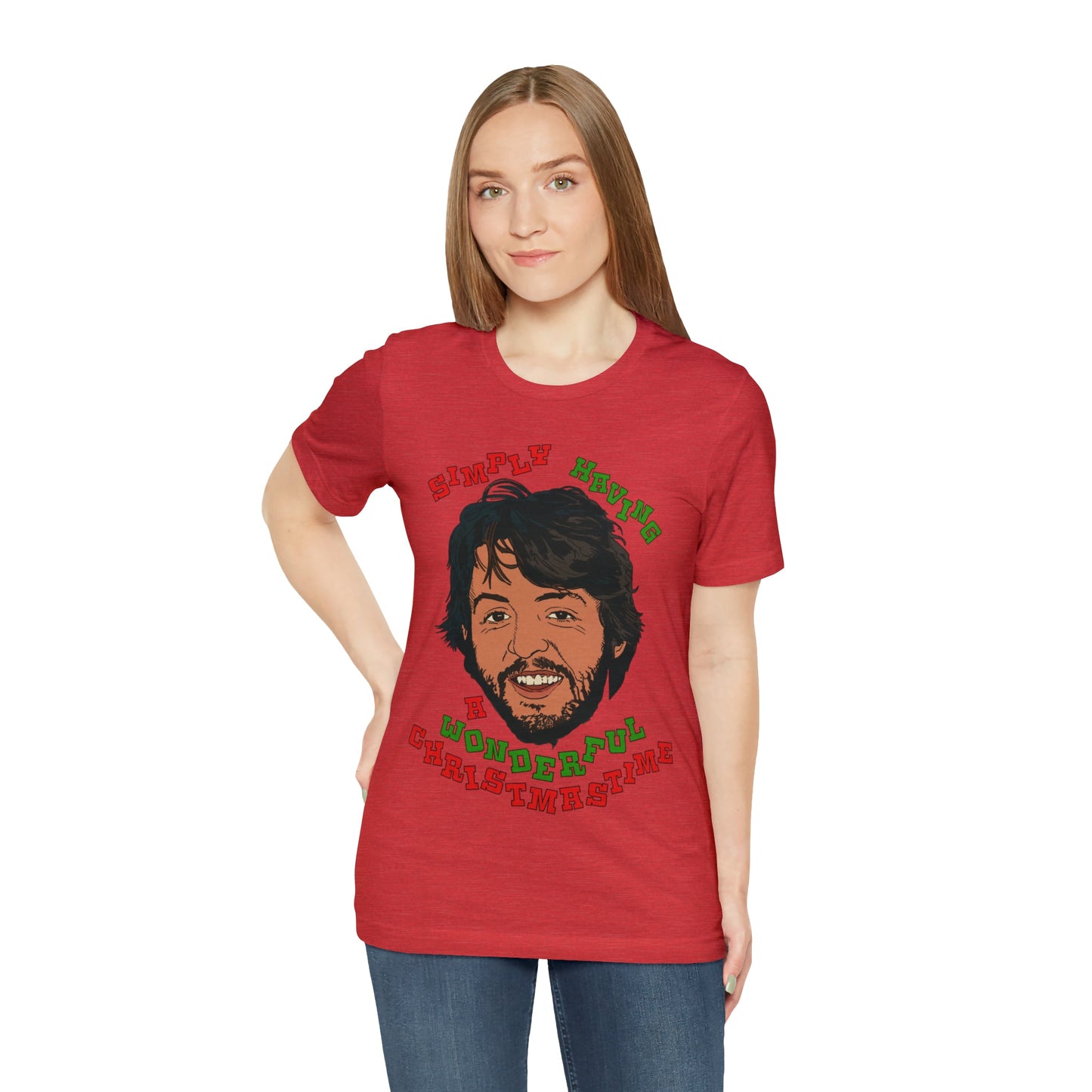 Paul McCartney - Wonderful Christmastime - Unisex Jersey Short Sleeve Tee