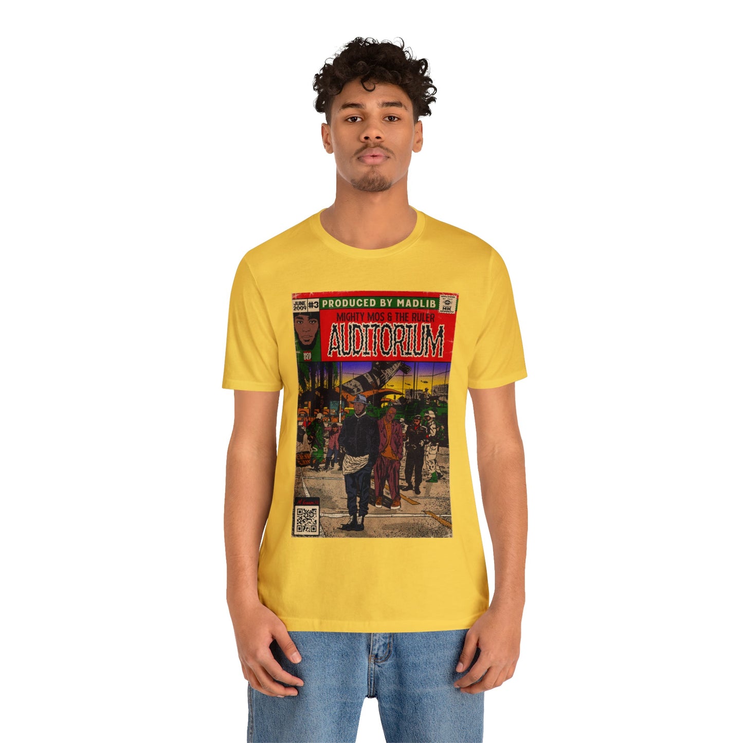 Mos Def & Slick Rick - Auditorium- Unisex Jersey Short Sleeve Tee