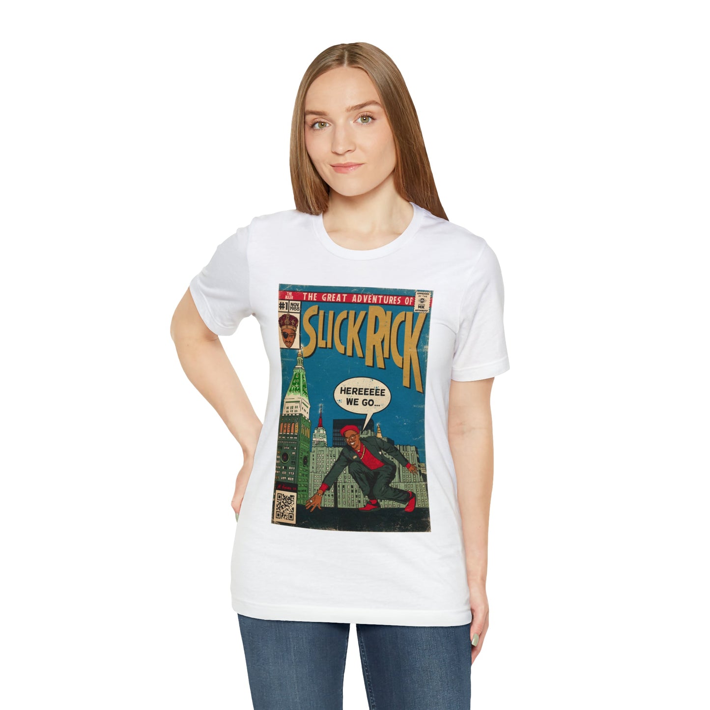 The Great Adventures of Slick Rick - Comic Art - Unisex Jersey Short Sleeve Tee