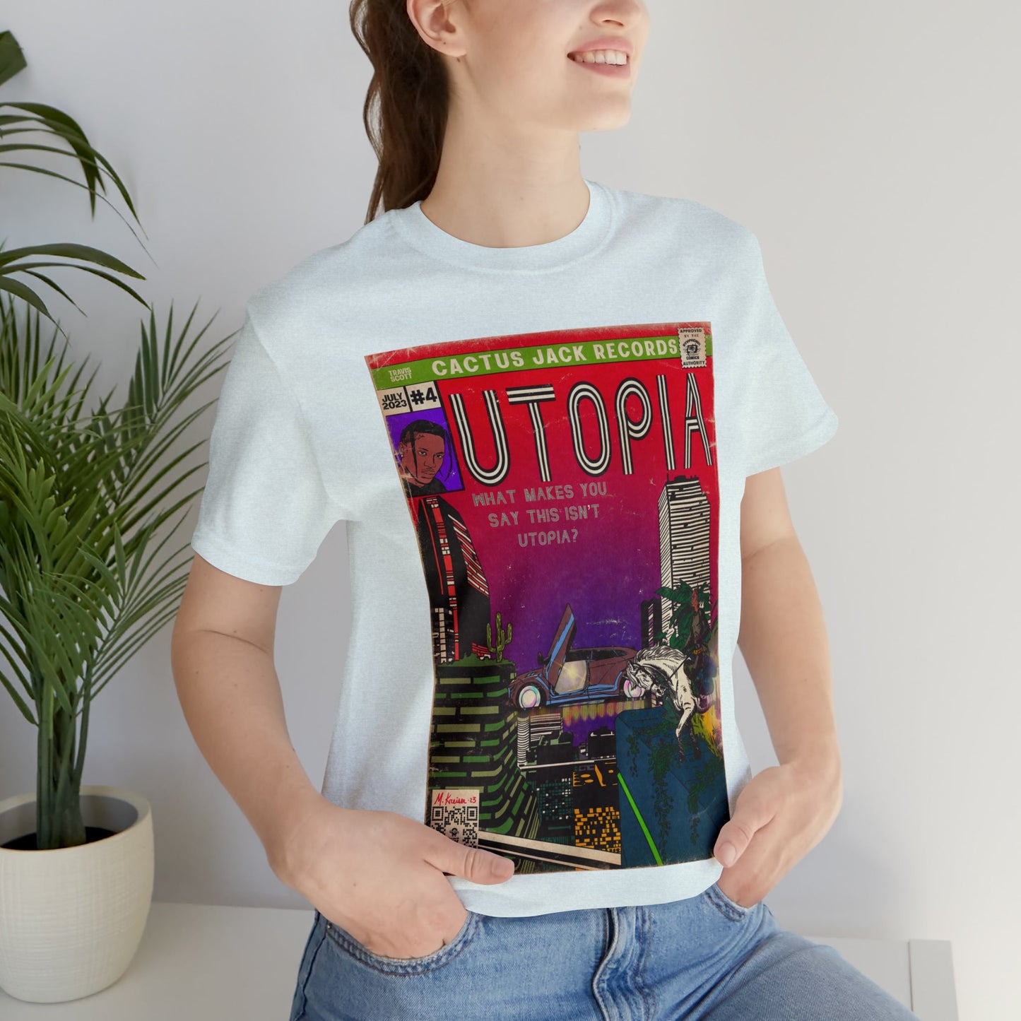 Travis Scott - Utopia - Unisex Jersey Short Sleeve Tee