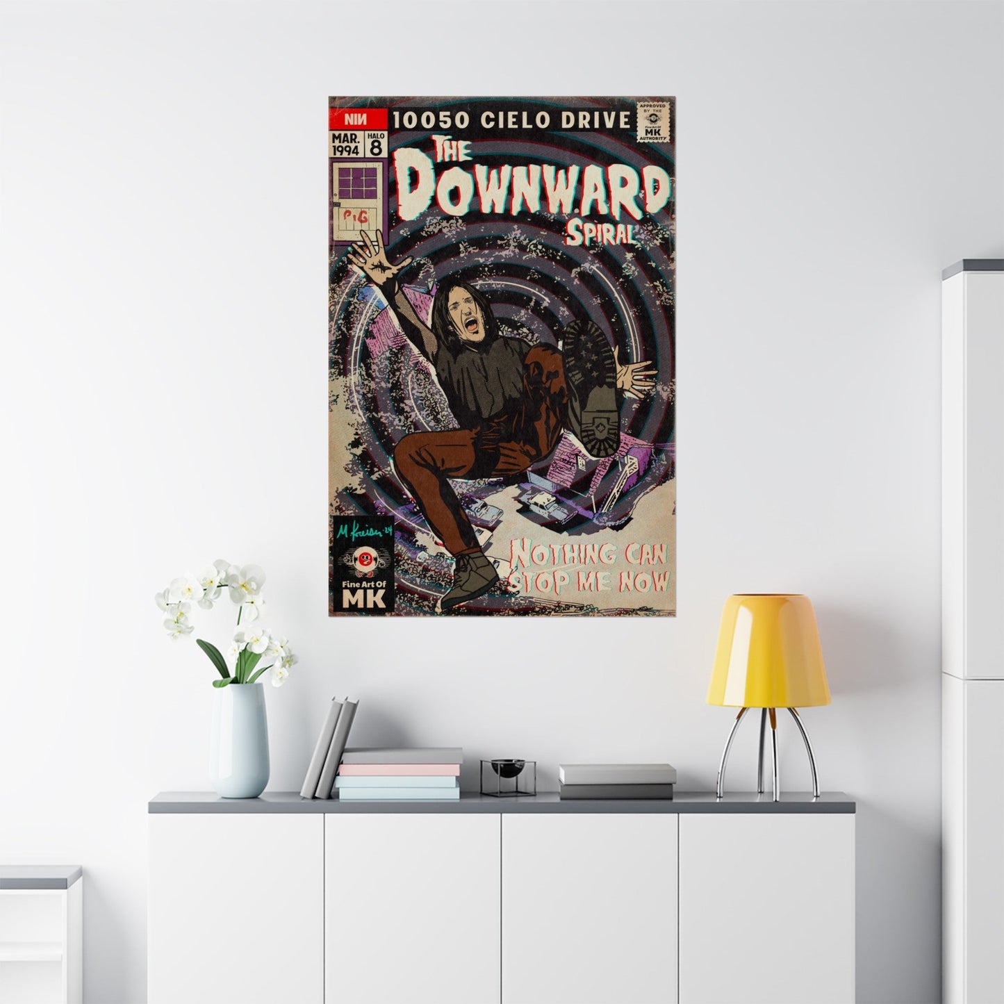 NIN - The Downward Spiral - Matte Vertical Posters