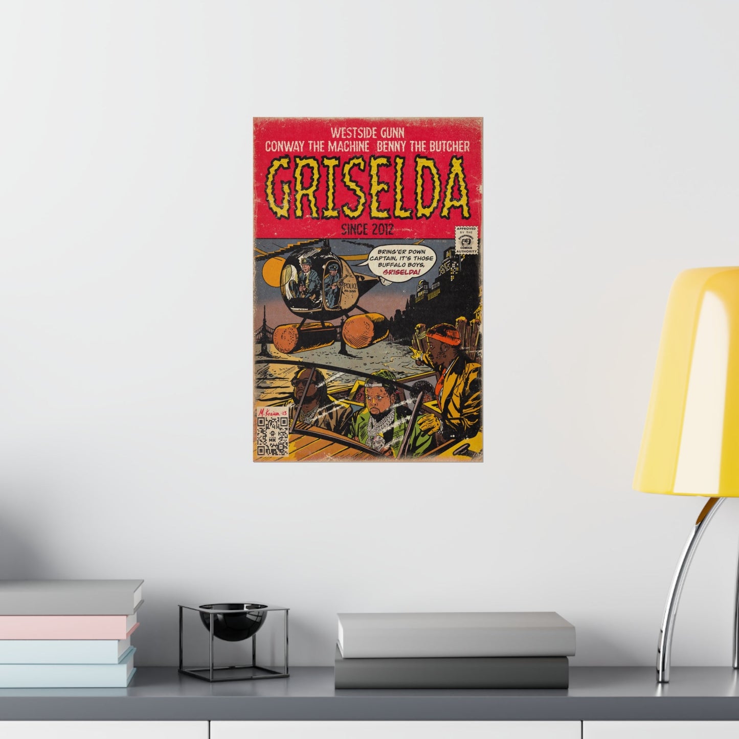 Griselda- Comic Book Art - Vertical Matte Poster