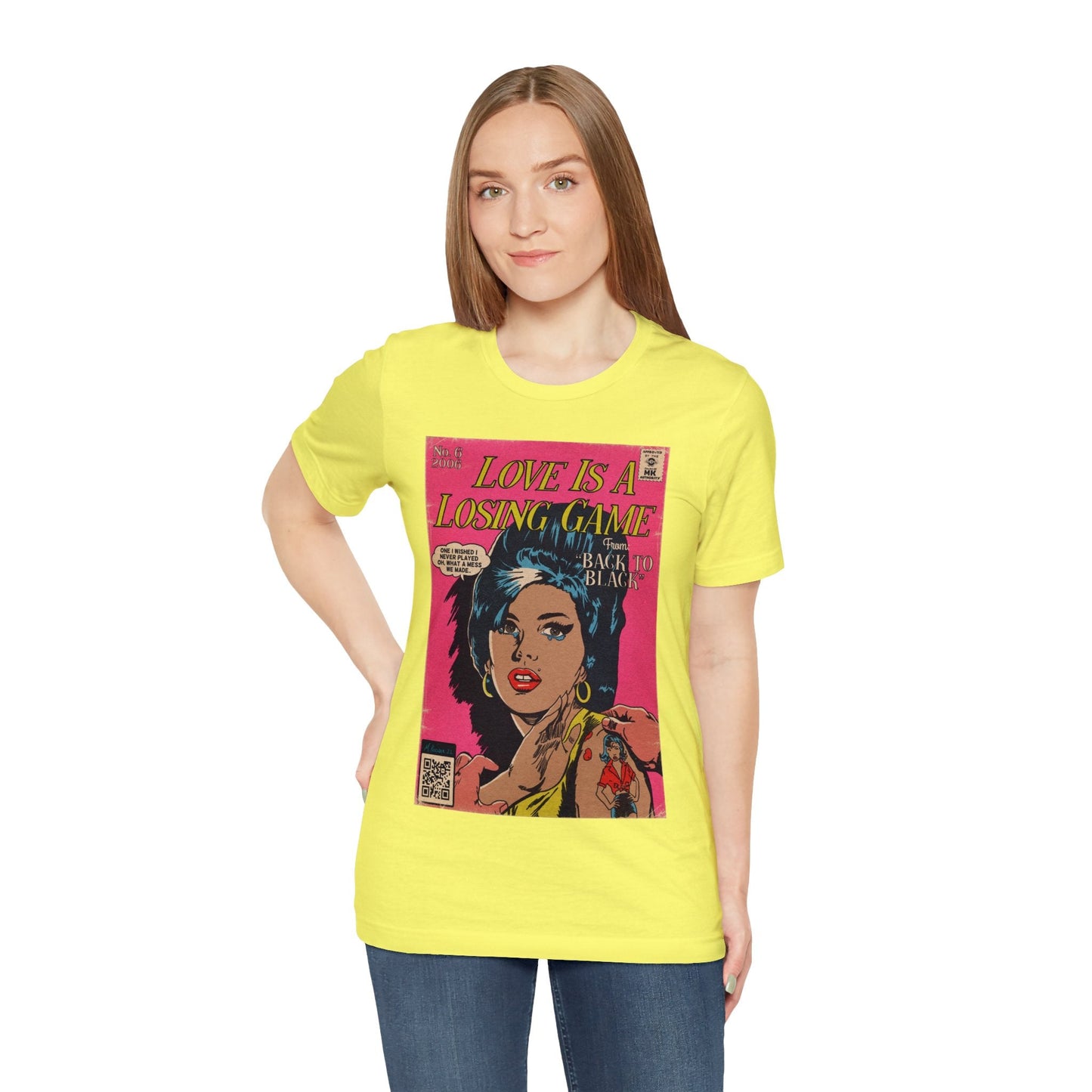 Amy Winehouse - Love Is A Losing Game - Unisex Jersey Short Sleeve Tee