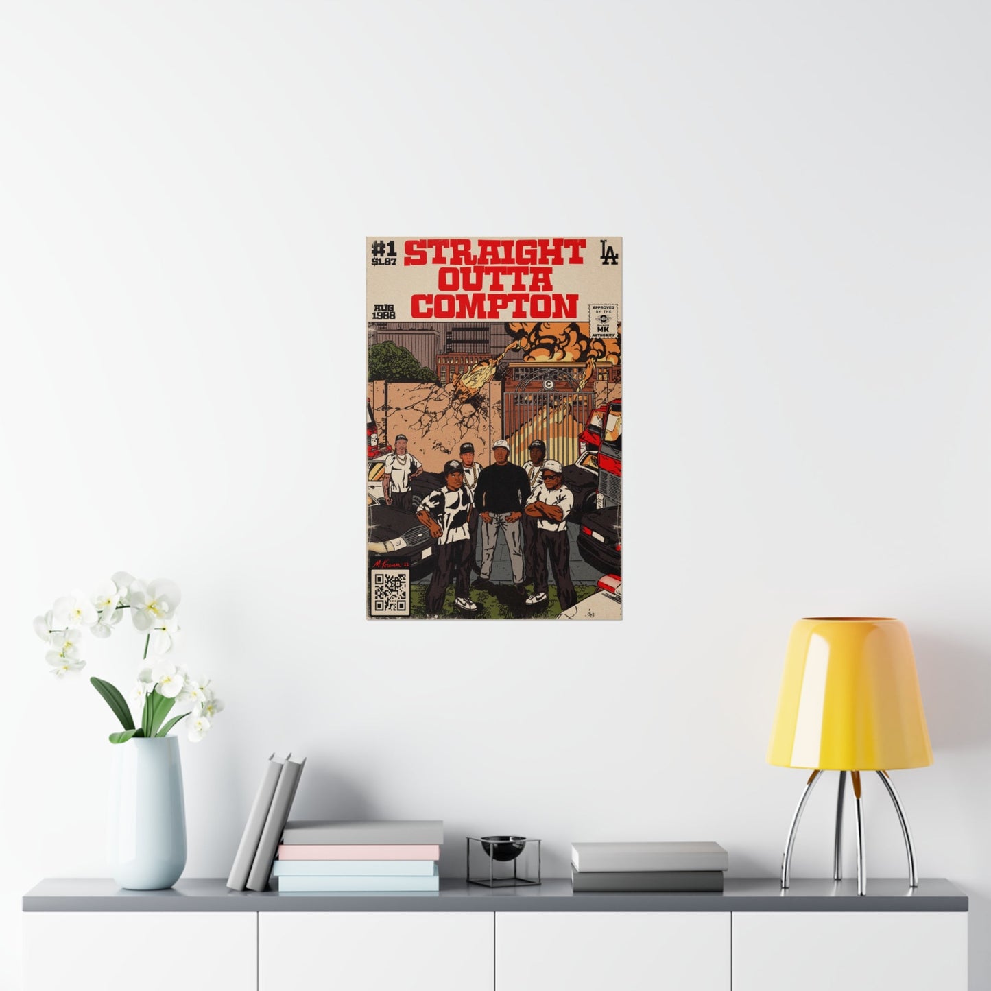 NWA - Straight Outta Compton - Vertical Matte Poster