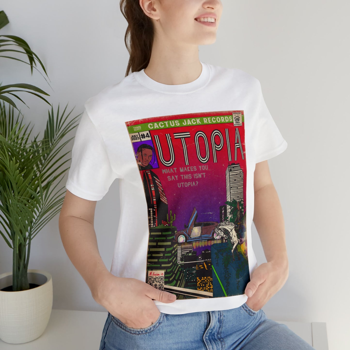 Travis Scott - Utopia - Unisex Jersey Short Sleeve Tee