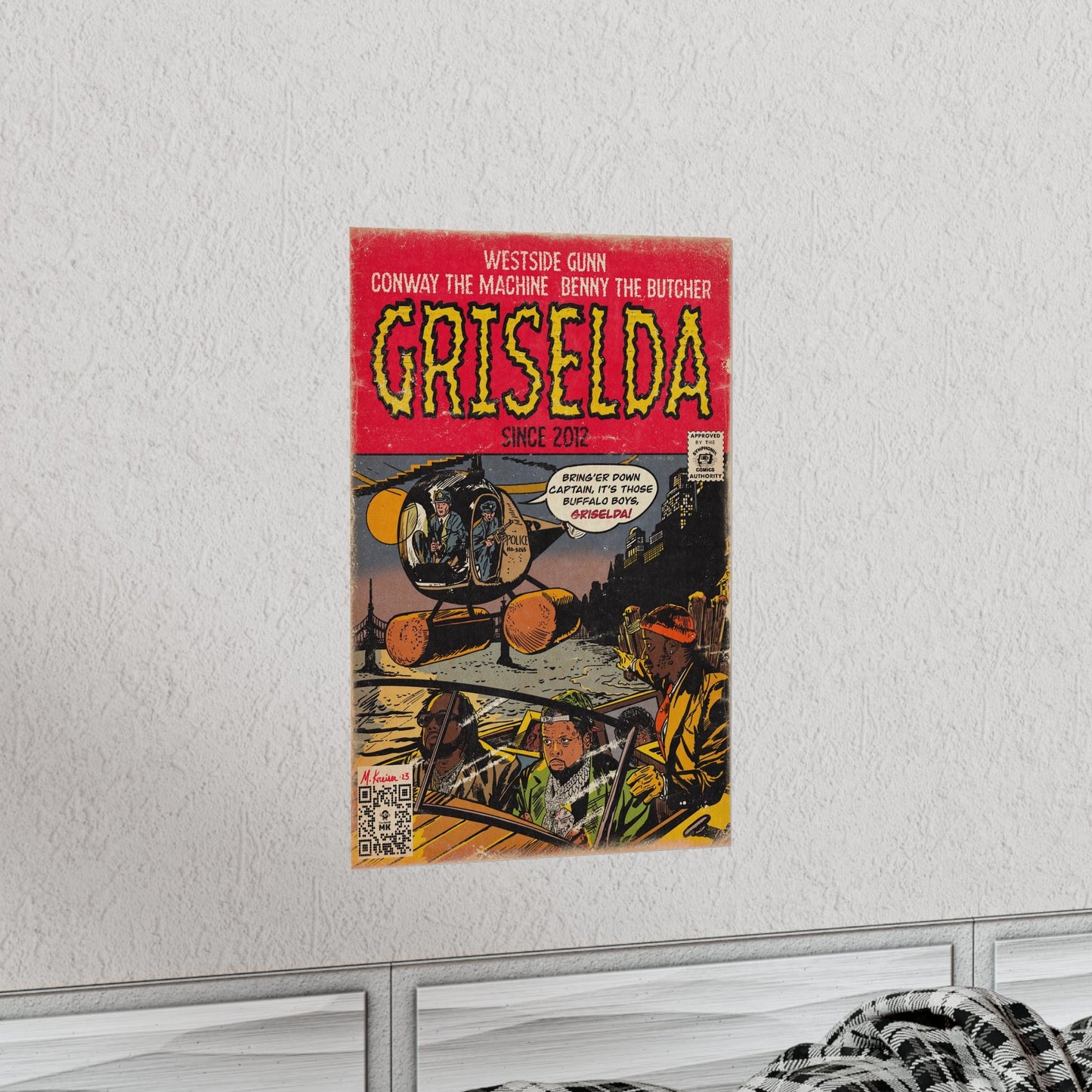 Griselda- Comic Book Art - Vertical Matte Poster