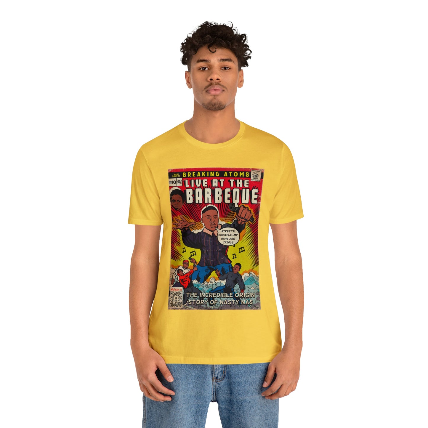 Main Source & Nas - Live at the Barbeque - Unisex Jersey Short Sleeve Tee