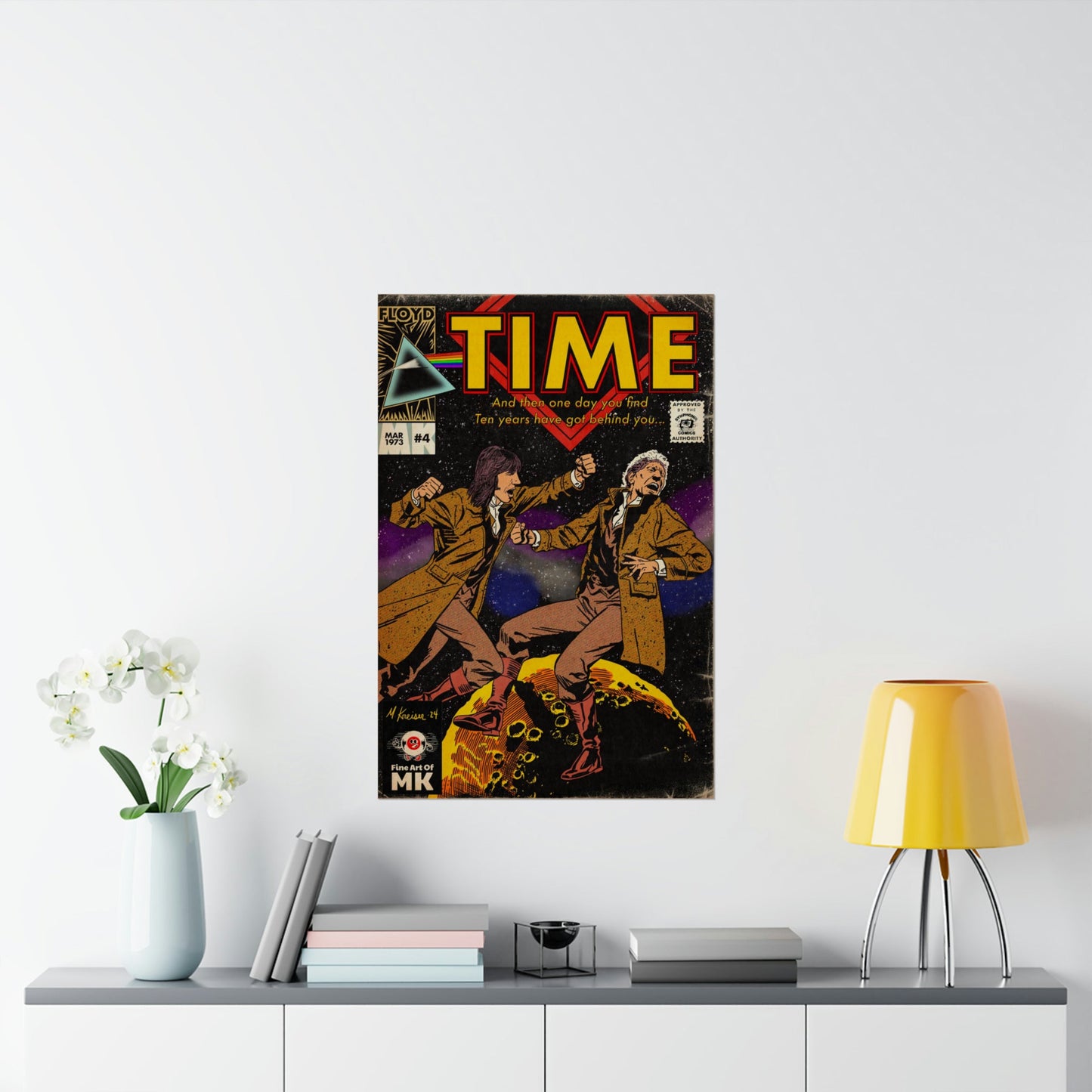 Pink Floyd- Time - Matte Vertical Poster