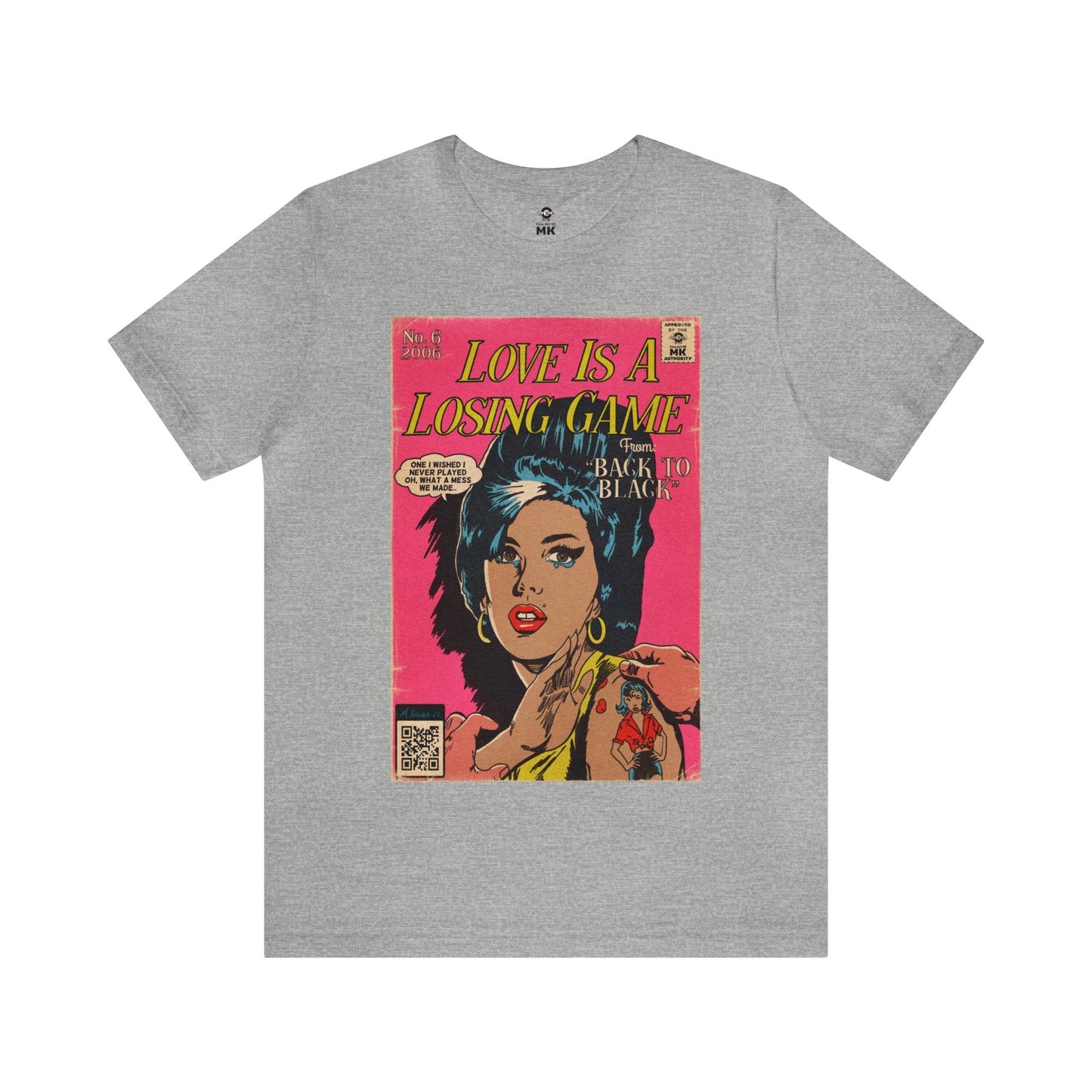 Amy Winehouse - Love Is A Losing Game - Unisex Jersey Short Sleeve Tee