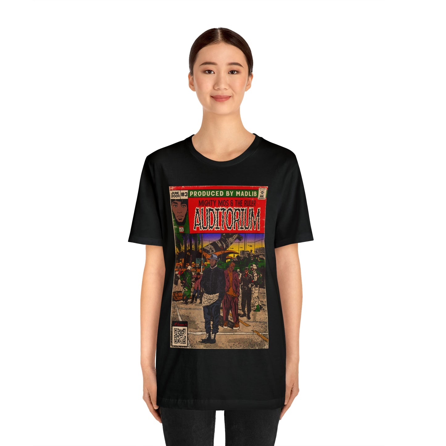 Mos Def & Slick Rick - Auditorium- Unisex Jersey Short Sleeve Tee