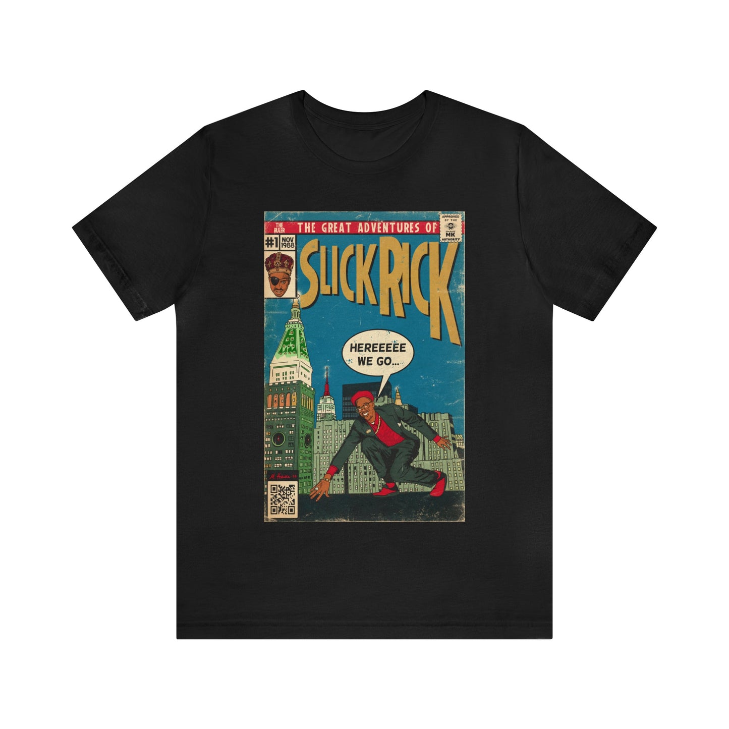 The Great Adventures of Slick Rick - Comic Art - Unisex Jersey Short Sleeve Tee