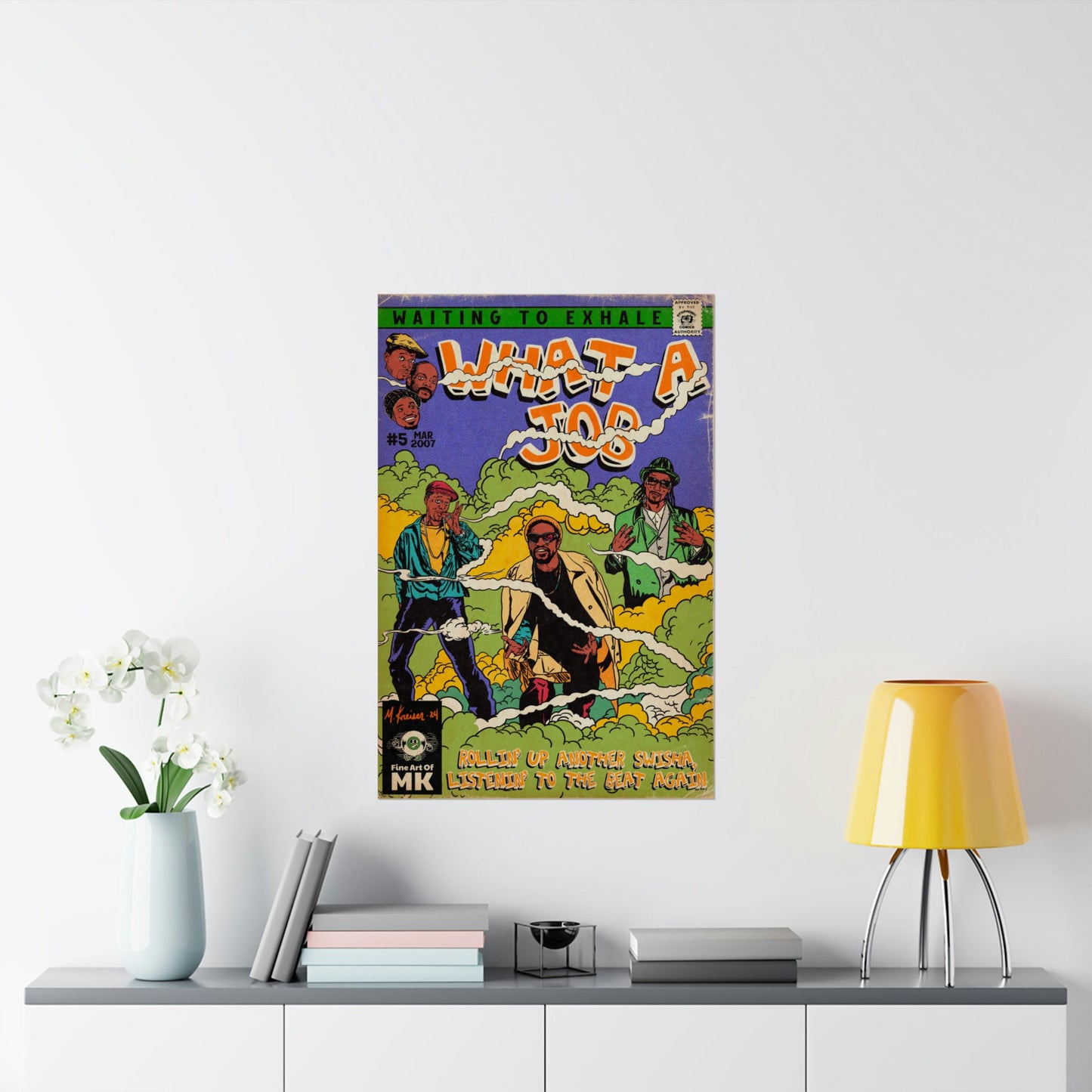 Devin The Dude, Snoop Dogg, Andre 3000 - What A Job -  Matte Vertical Poster