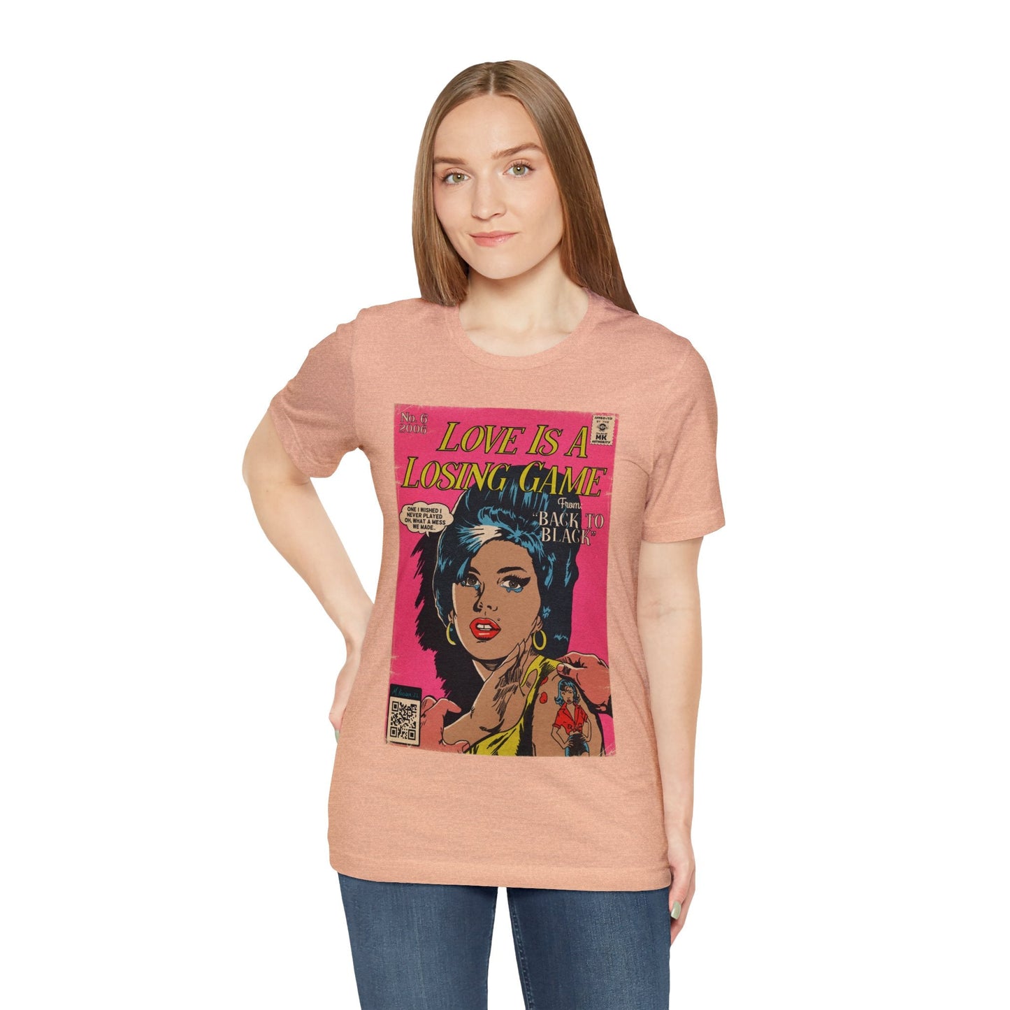 Amy Winehouse - Love Is A Losing Game - Unisex Jersey Short Sleeve Tee