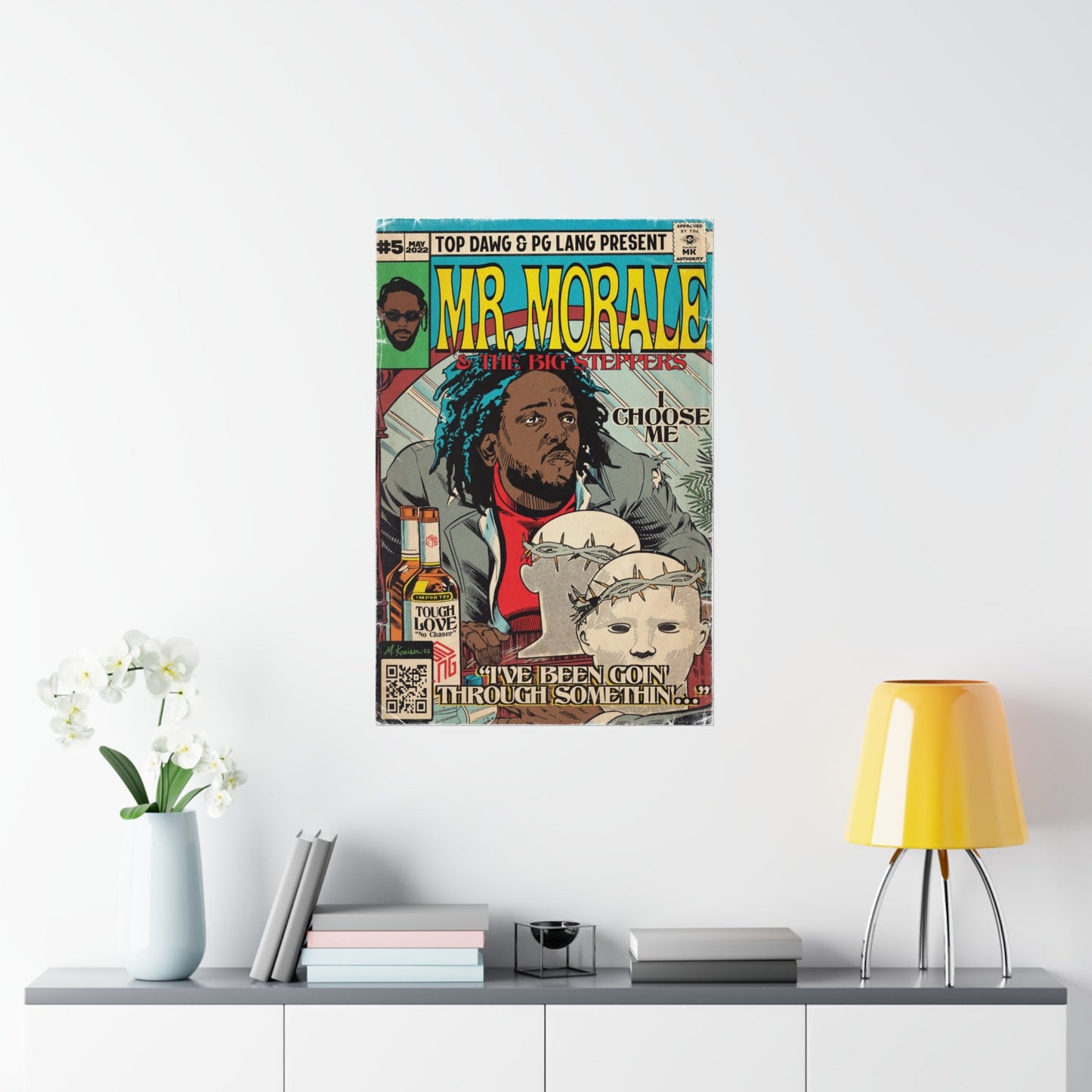 Kendrick Lamar- Mr. Morale & The Big Steppers - Vertical Matte Poster