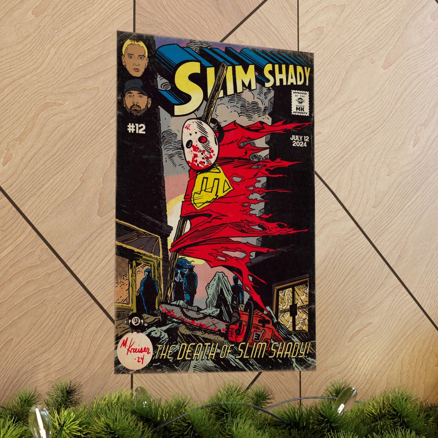 Eminem - Death of Slim Shady - Matte Vertical Poster