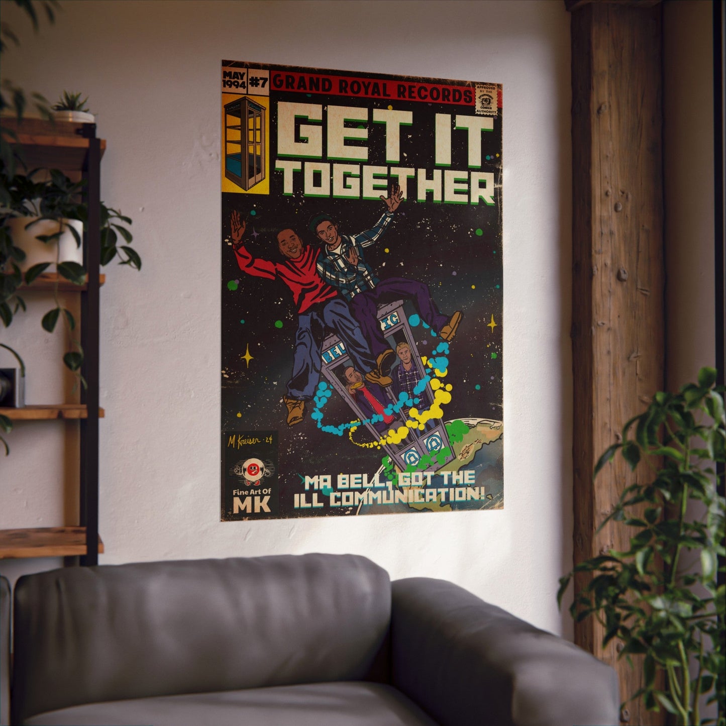 Beastie Boys & Q-Tip - Get it Together - Matte Vertical Posters