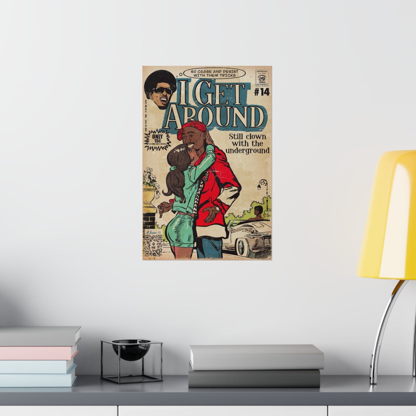 2Pac - I Get Around - Tupac - Vertical Matte Poster