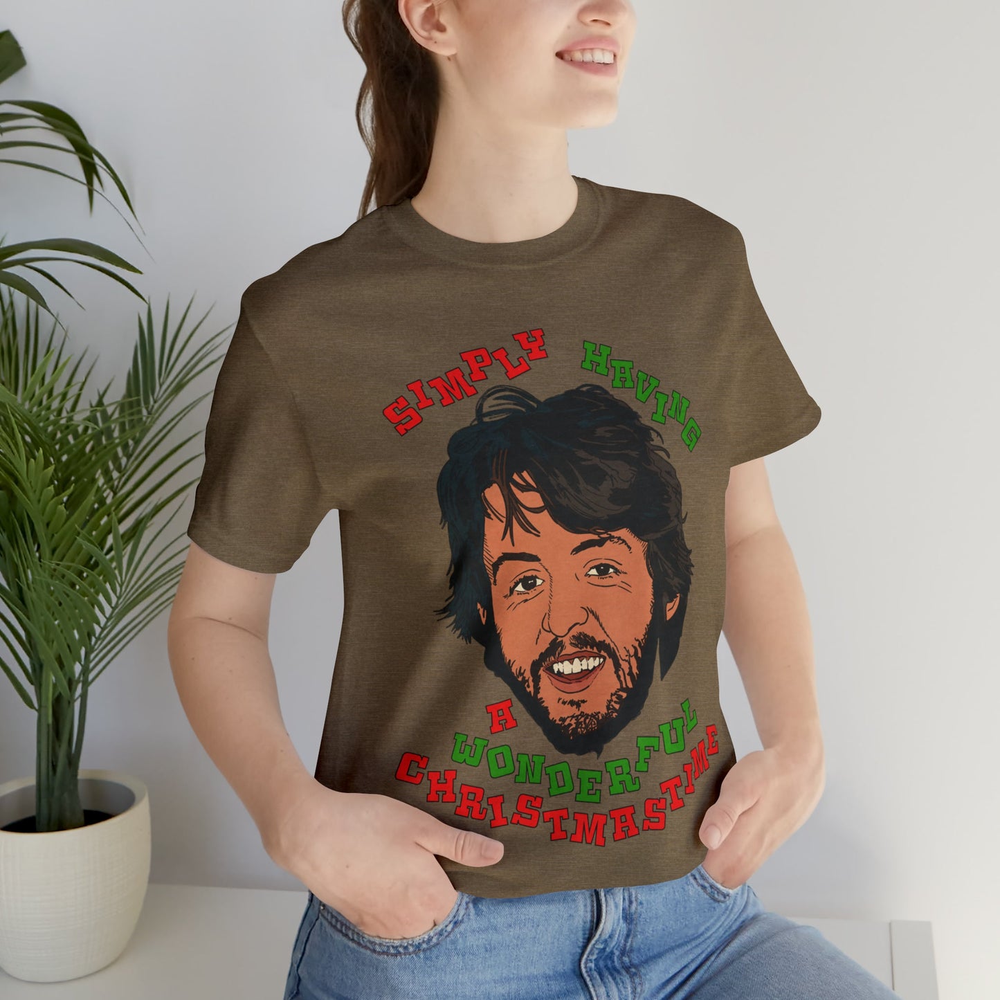 Paul McCartney - Wonderful Christmastime - Unisex Jersey Short Sleeve Tee