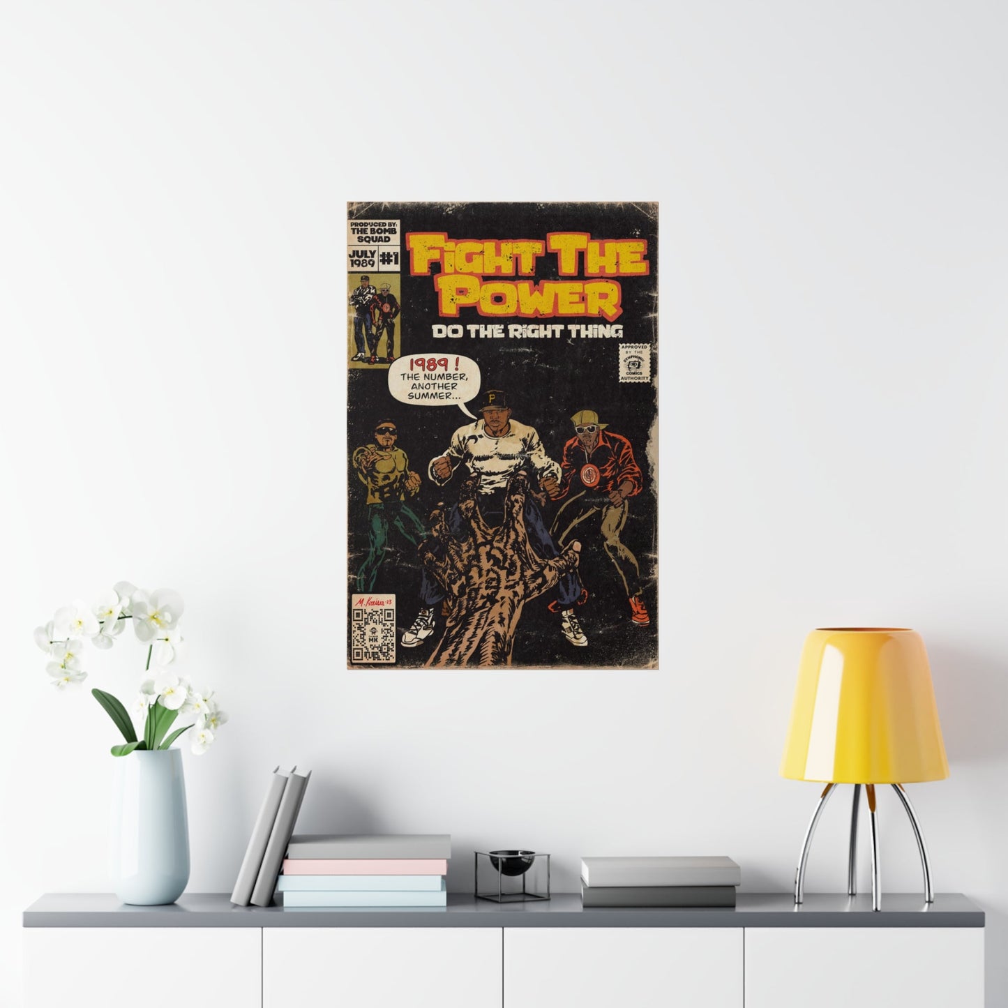 Public Enemy - Fight The Power -  Vertical Matte Poster