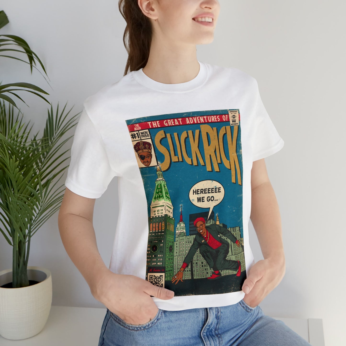 The Great Adventures of Slick Rick - Comic Art - Unisex Jersey Short Sleeve Tee