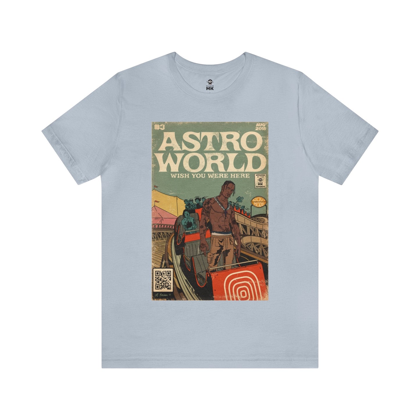 Travis Scott - Astroworld - Unisex Jersey Short Sleeve Tee