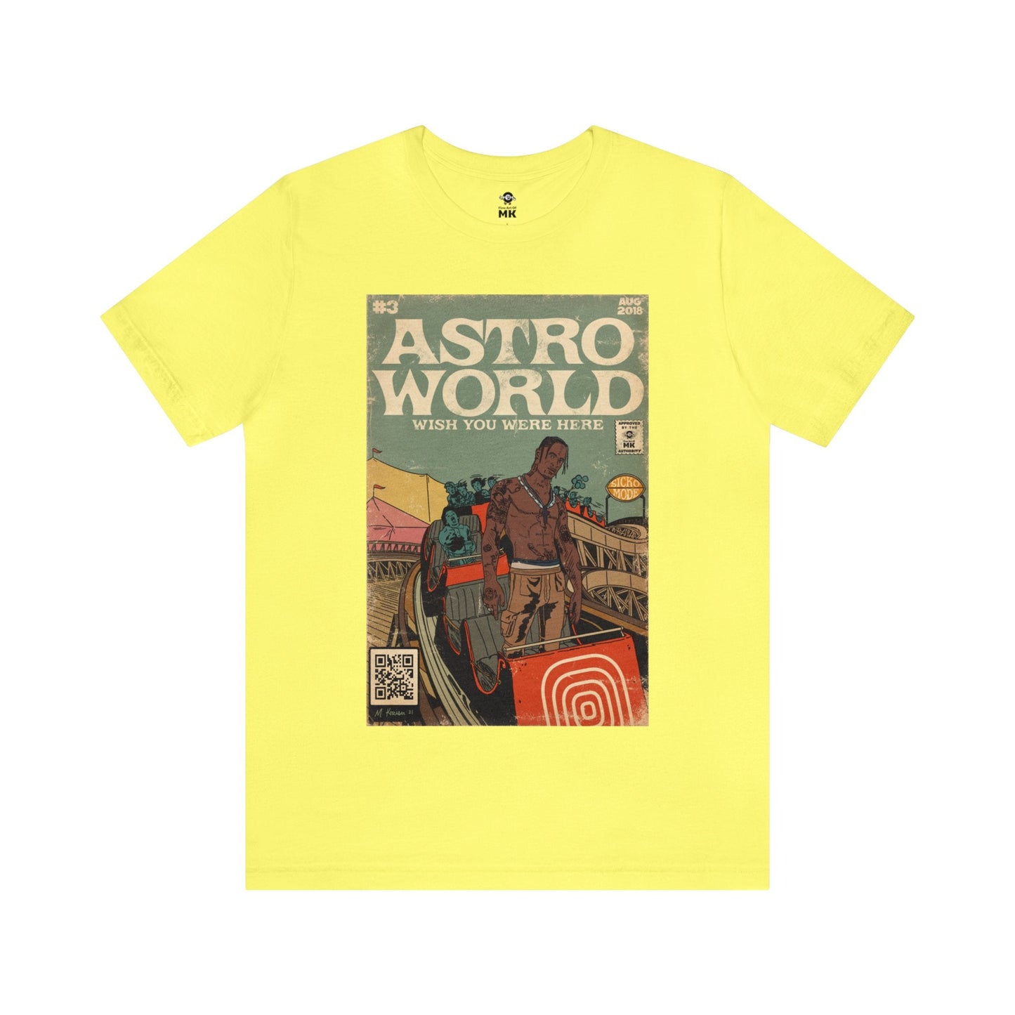 Travis Scott - Astroworld - Unisex Jersey Short Sleeve Tee