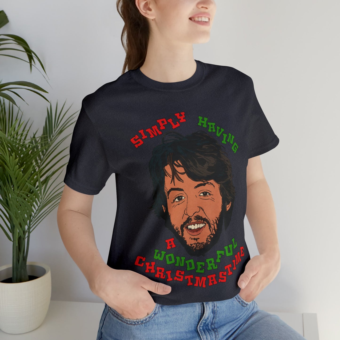 Paul McCartney - Wonderful Christmastime - Unisex Jersey Short Sleeve Tee