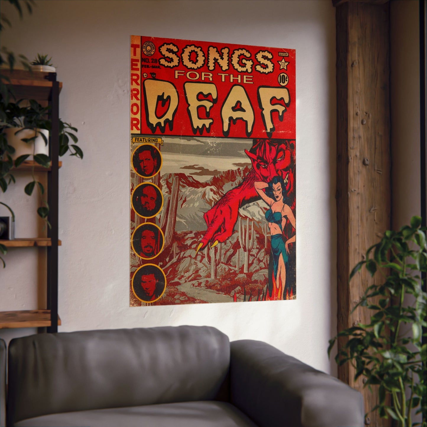 Queens Of The Stone Age - Songs For The Deaf - QOTSA - Vertical Matte Poster