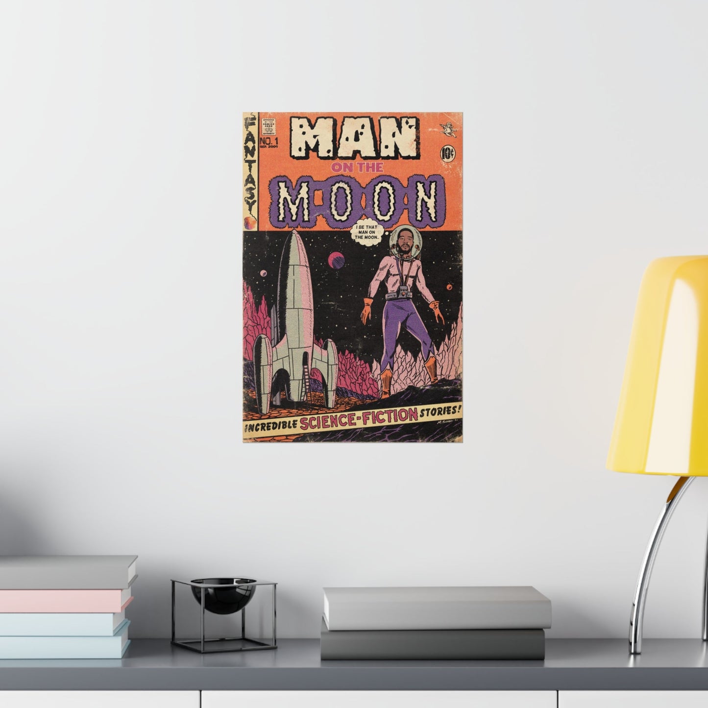 Kid Cudi - Man On The Moon - Vertical Matte Poster