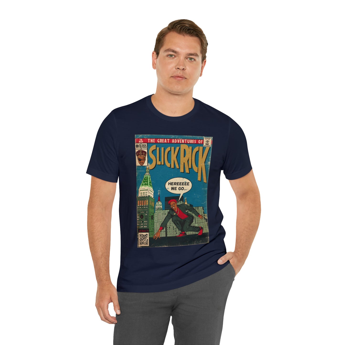 The Great Adventures of Slick Rick - Comic Art - Unisex Jersey Short Sleeve Tee