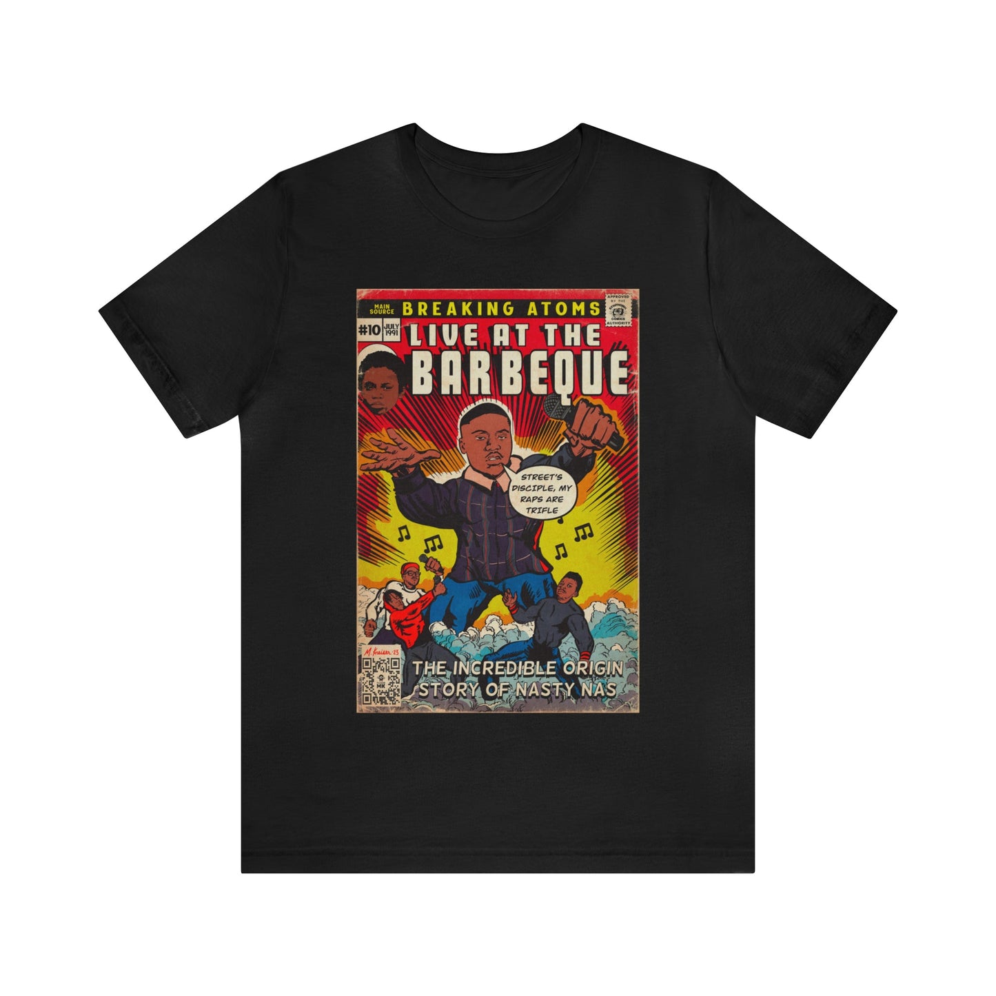 Main Source & Nas - Live at the Barbeque - Unisex Jersey Short Sleeve Tee