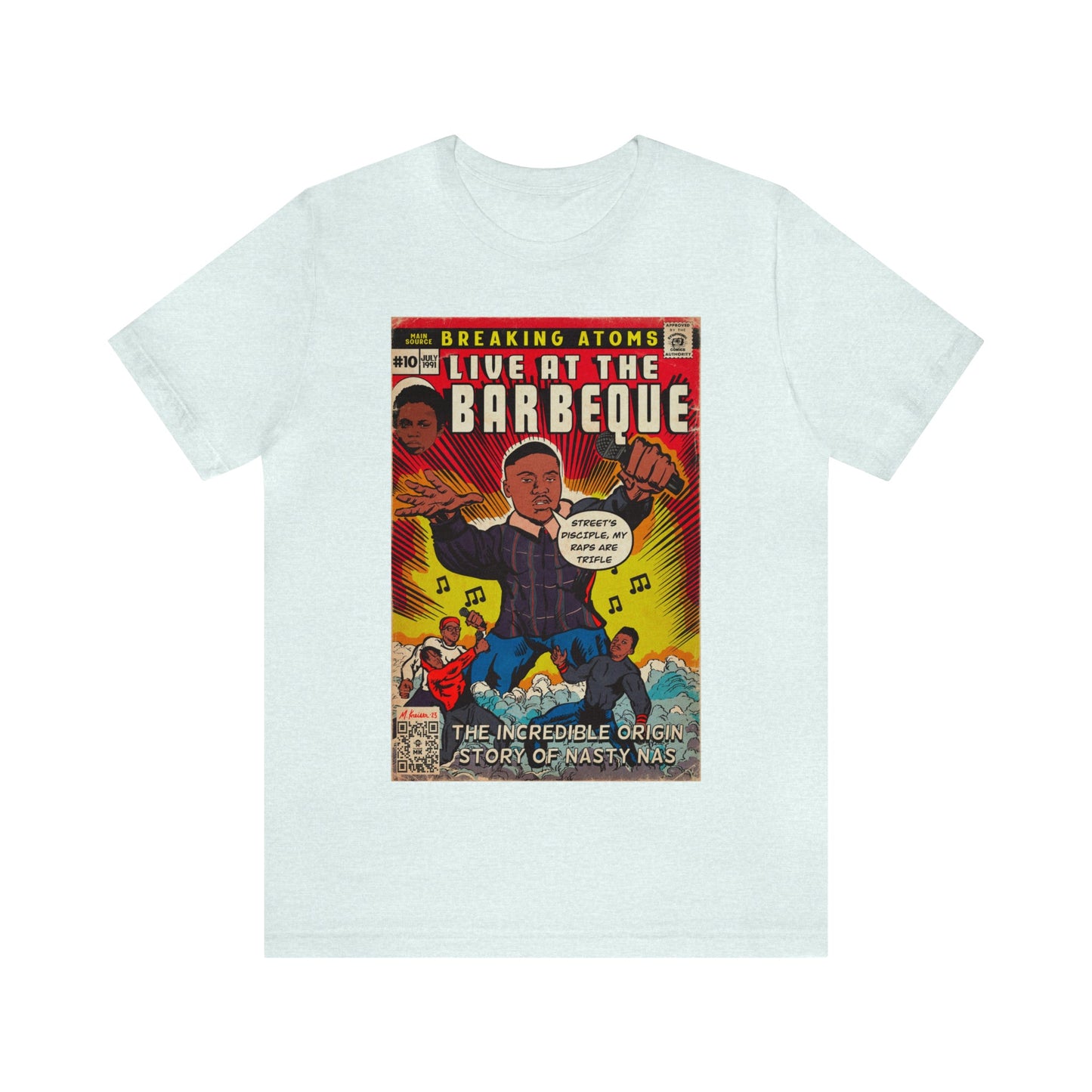 Main Source & Nas - Live at the Barbeque - Unisex Jersey Short Sleeve Tee