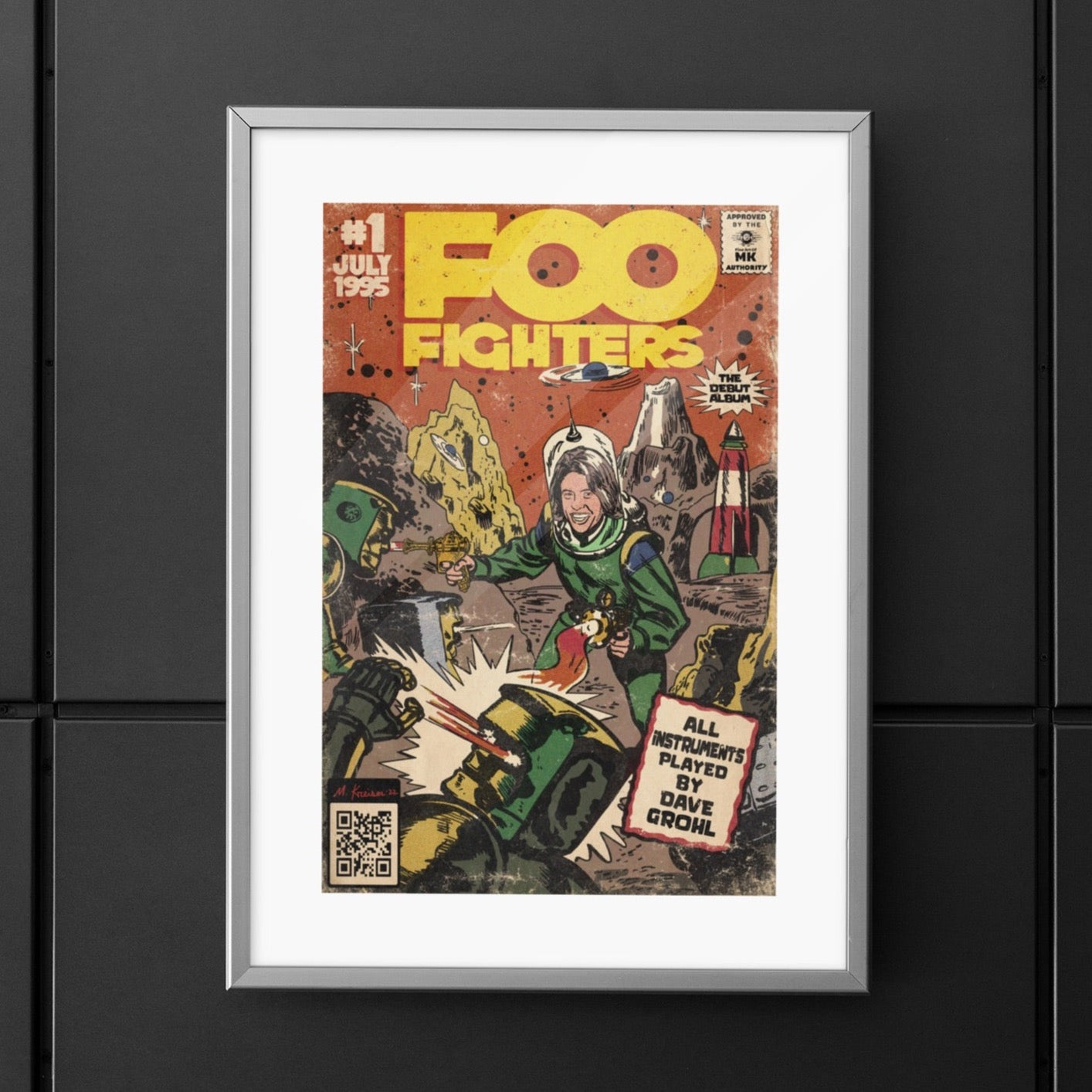 Foo Fighters - Self Titled - Vertical Matte Poster