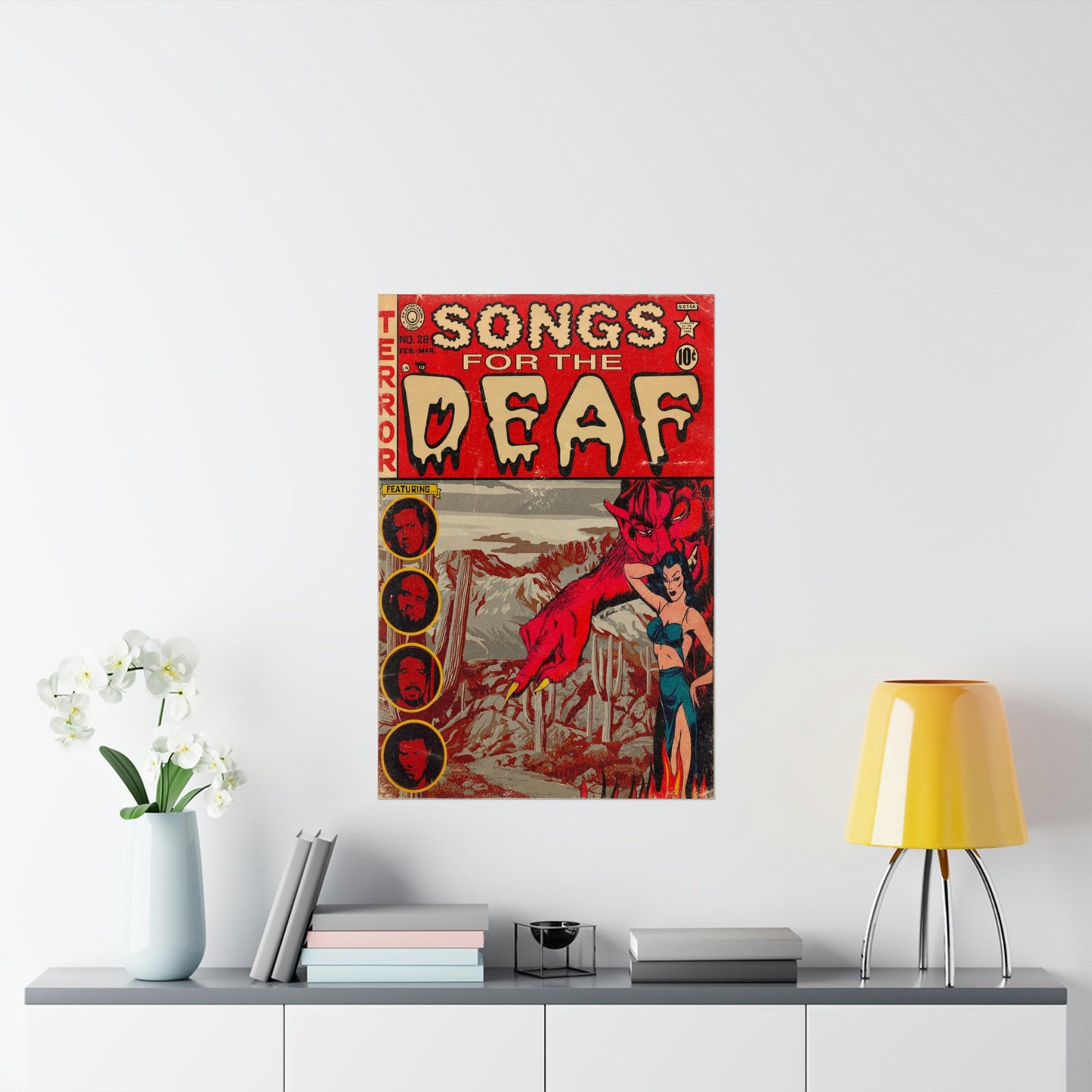 Queens Of The Stone Age - Songs For The Deaf - QOTSA - Vertical Matte Poster