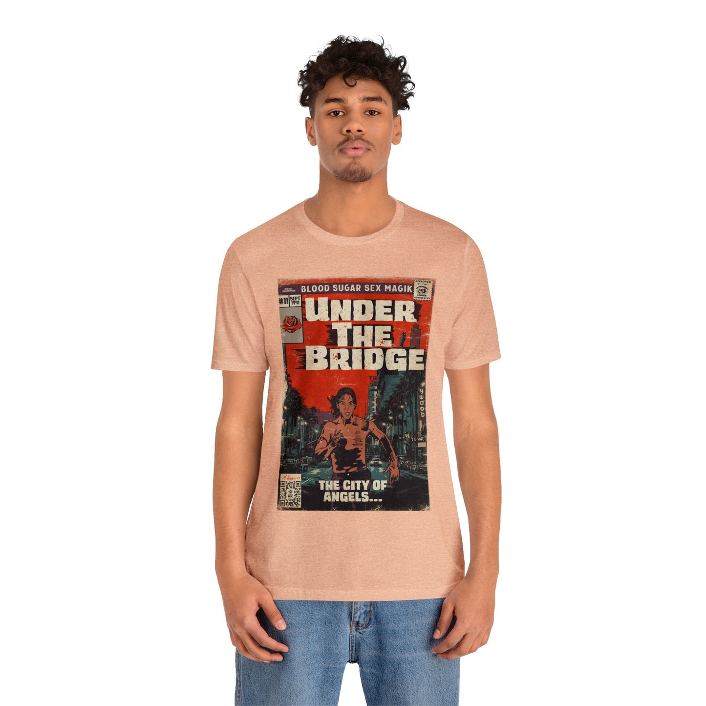 Red Hot Chili Peppers- Under The Bridge - Unisex Jersey Short Sleeve Tee