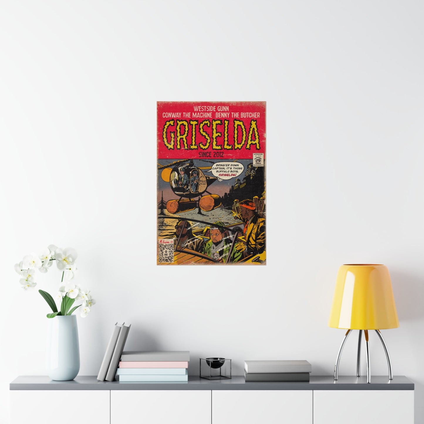 Griselda- Comic Book Art - Vertical Matte Poster