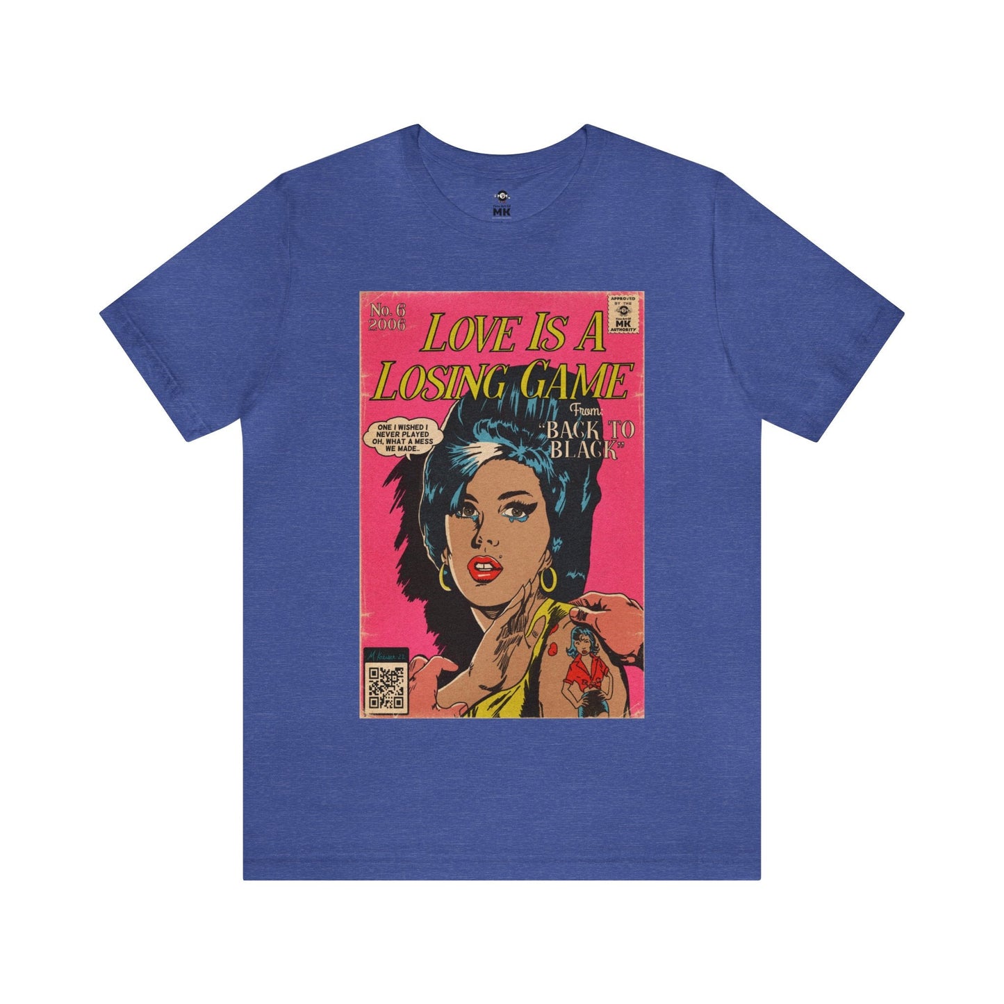 Amy Winehouse - Love Is A Losing Game - Unisex Jersey Short Sleeve Tee