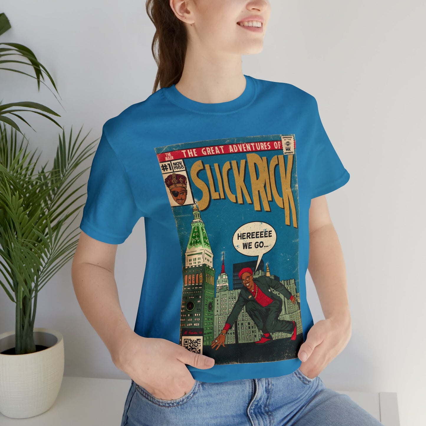 The Great Adventures of Slick Rick - Comic Art - Unisex Jersey Short Sleeve Tee