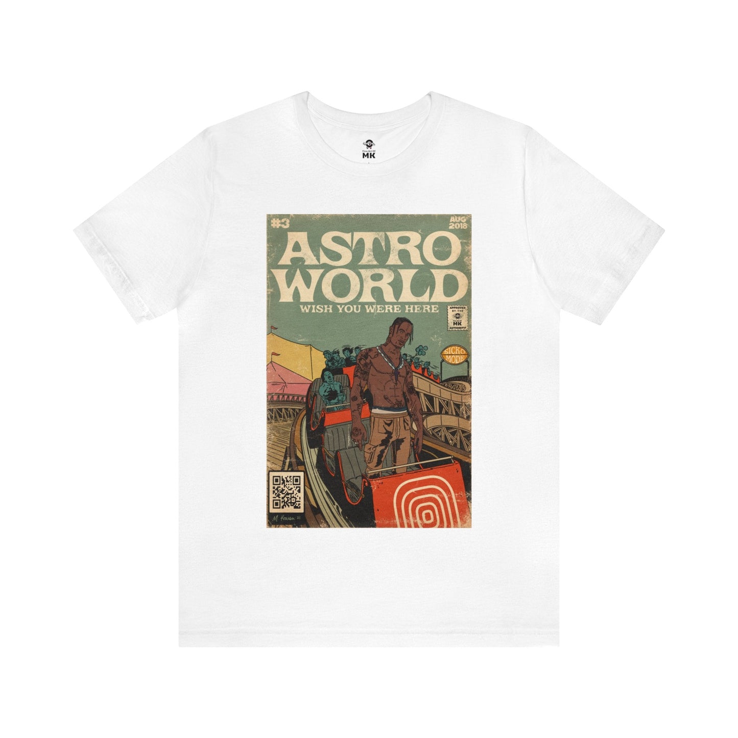 Travis Scott - Astroworld - Unisex Jersey Short Sleeve Tee