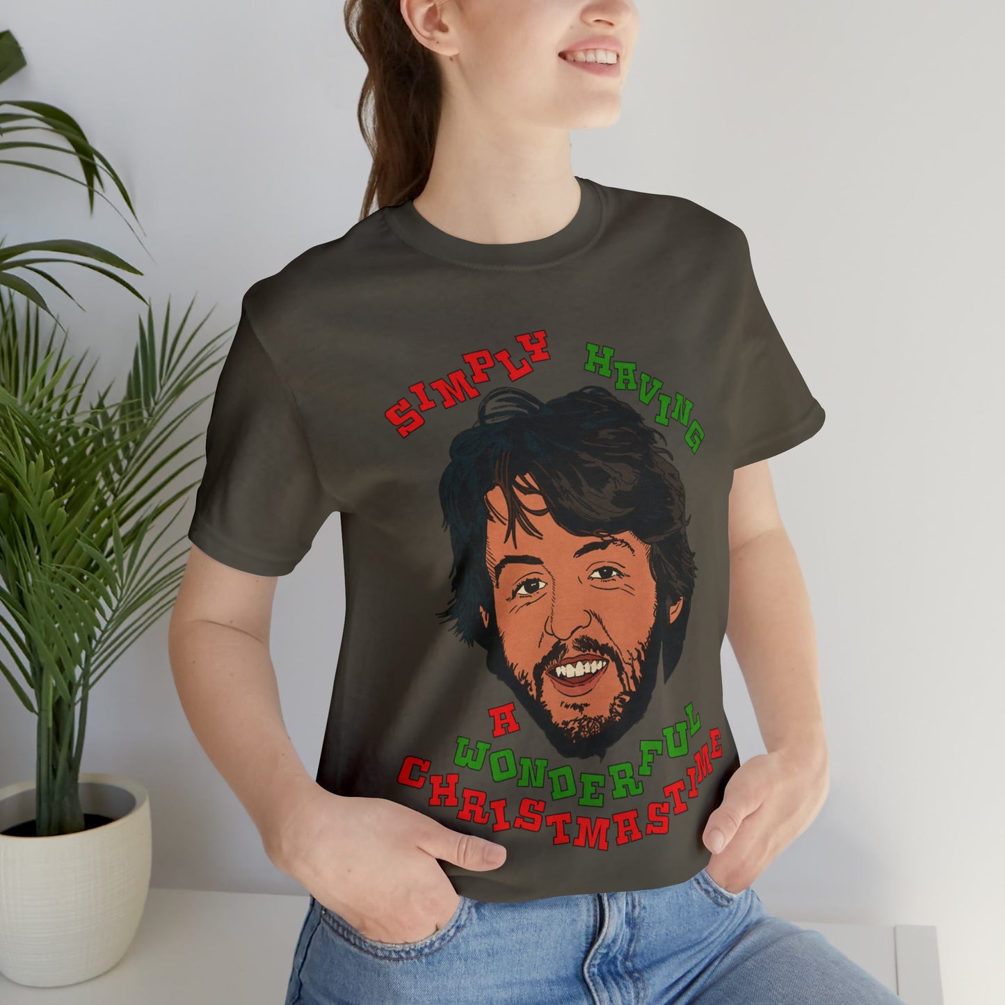 Paul McCartney - Wonderful Christmastime - Unisex Jersey Short Sleeve Tee