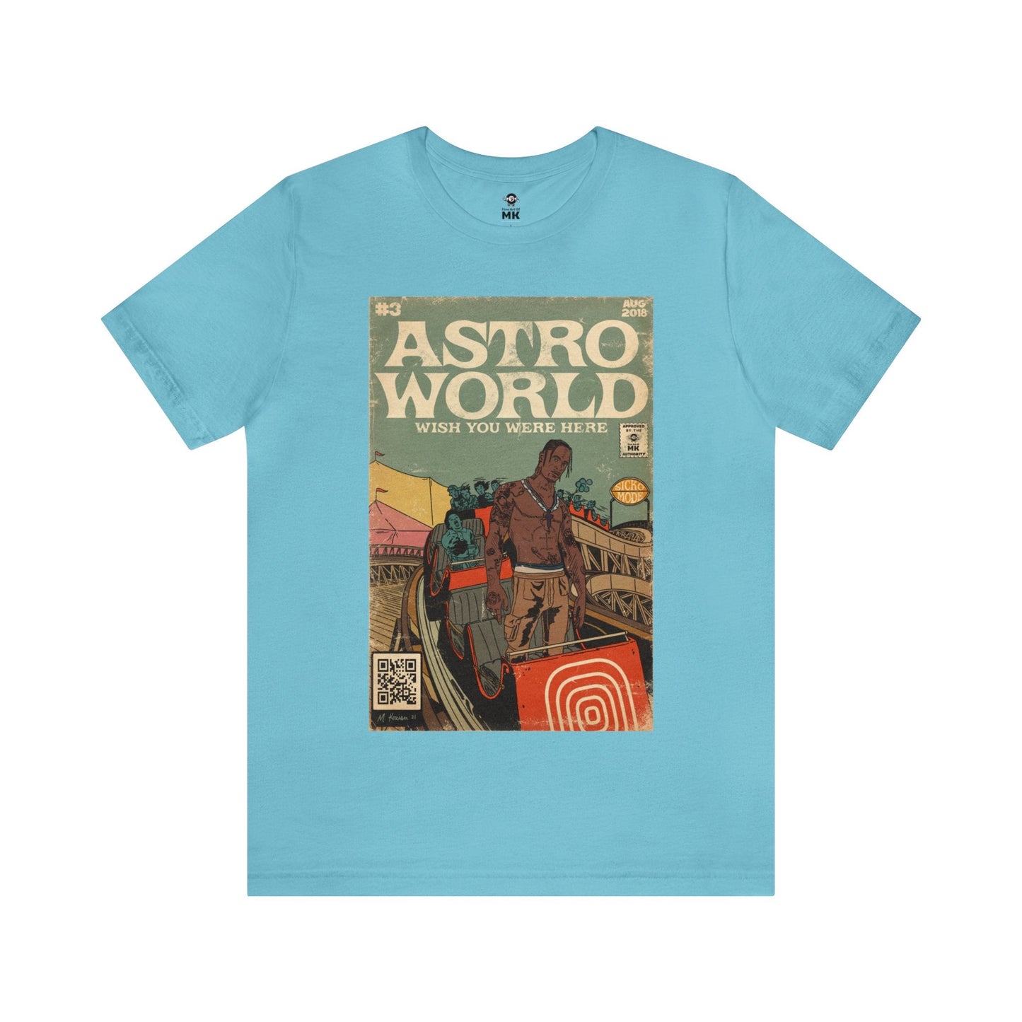 Travis Scott - Astroworld - Unisex Jersey Short Sleeve Tee