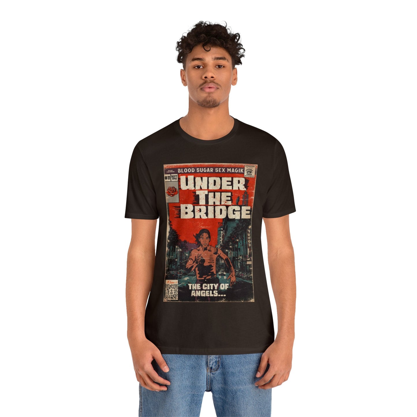 Red Hot Chili Peppers- Under The Bridge - Unisex Jersey Short Sleeve Tee