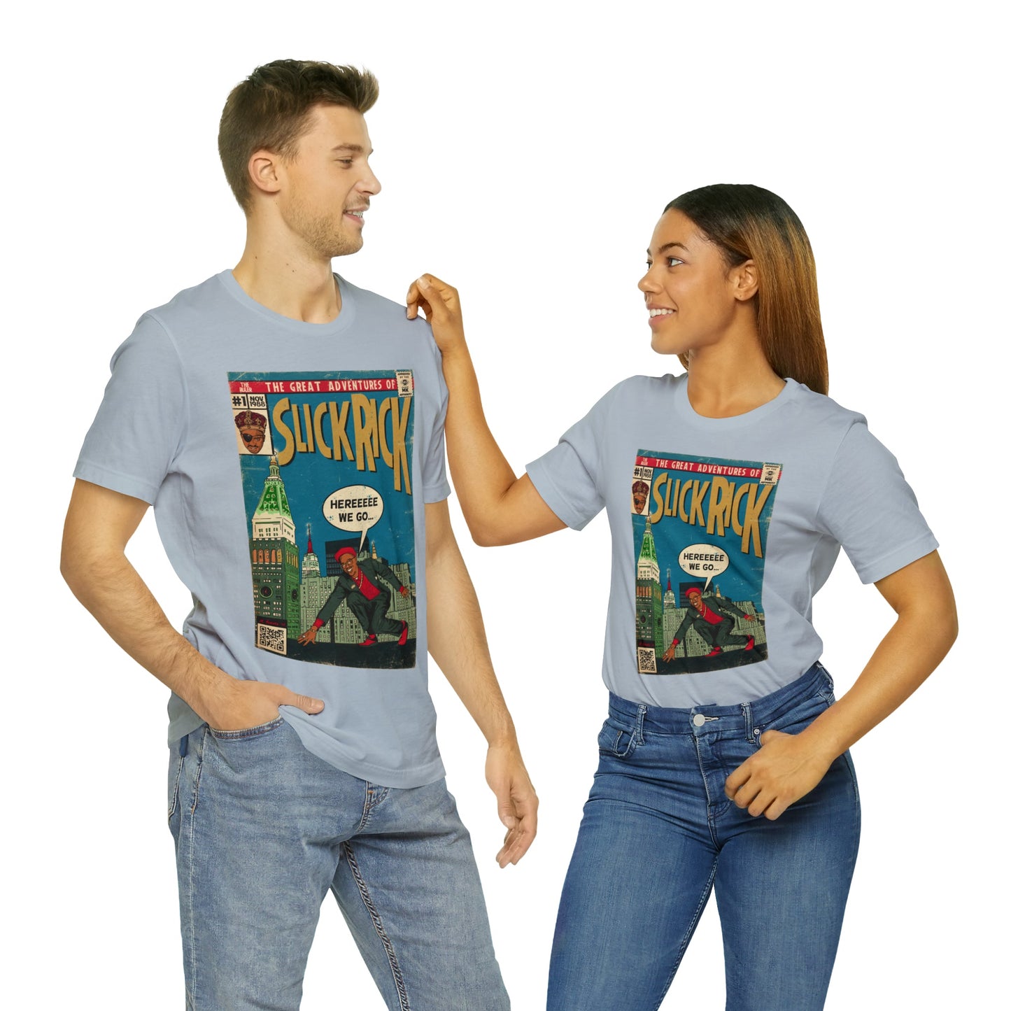 The Great Adventures of Slick Rick - Comic Art - Unisex Jersey Short Sleeve Tee