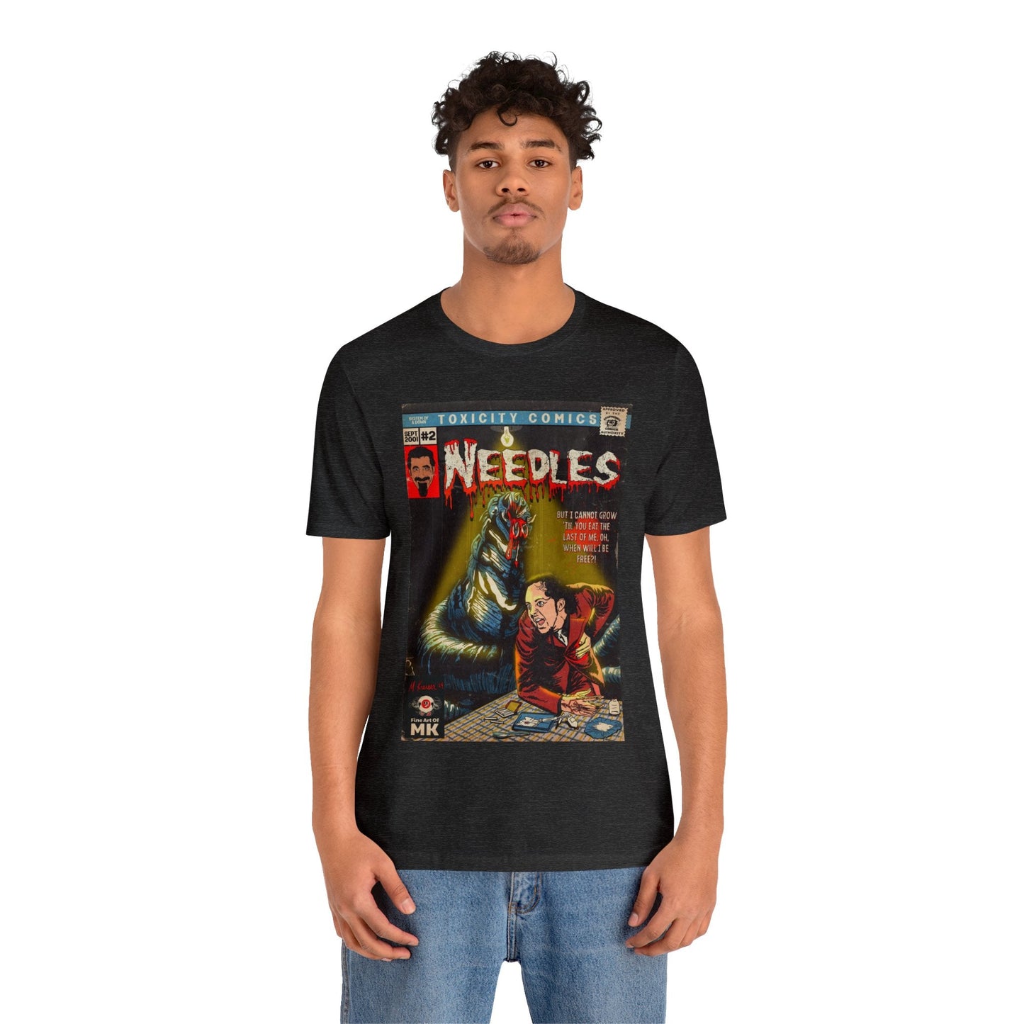 System of a Down - Needles - Unisex Jersey Short Sleeve Tee