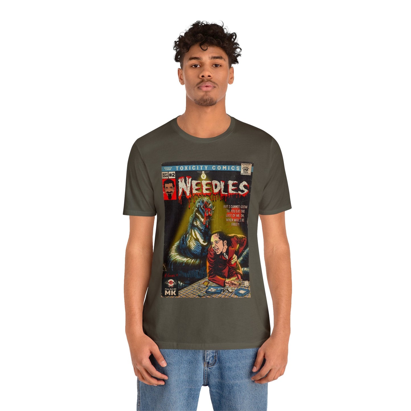 System of a Down - Needles - Unisex Jersey Short Sleeve Tee