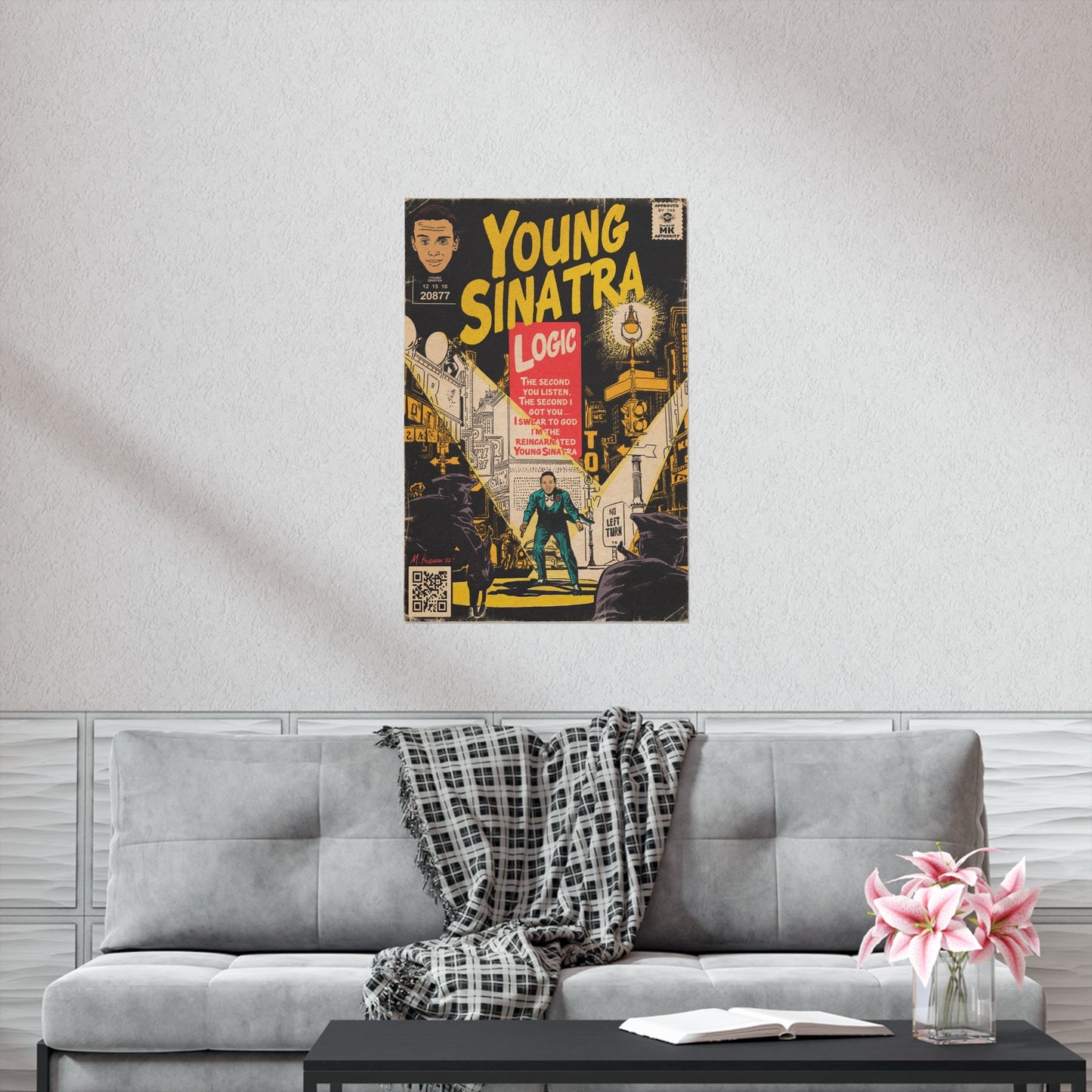 Logic - Young Sinatra - Vertical Matte Poster