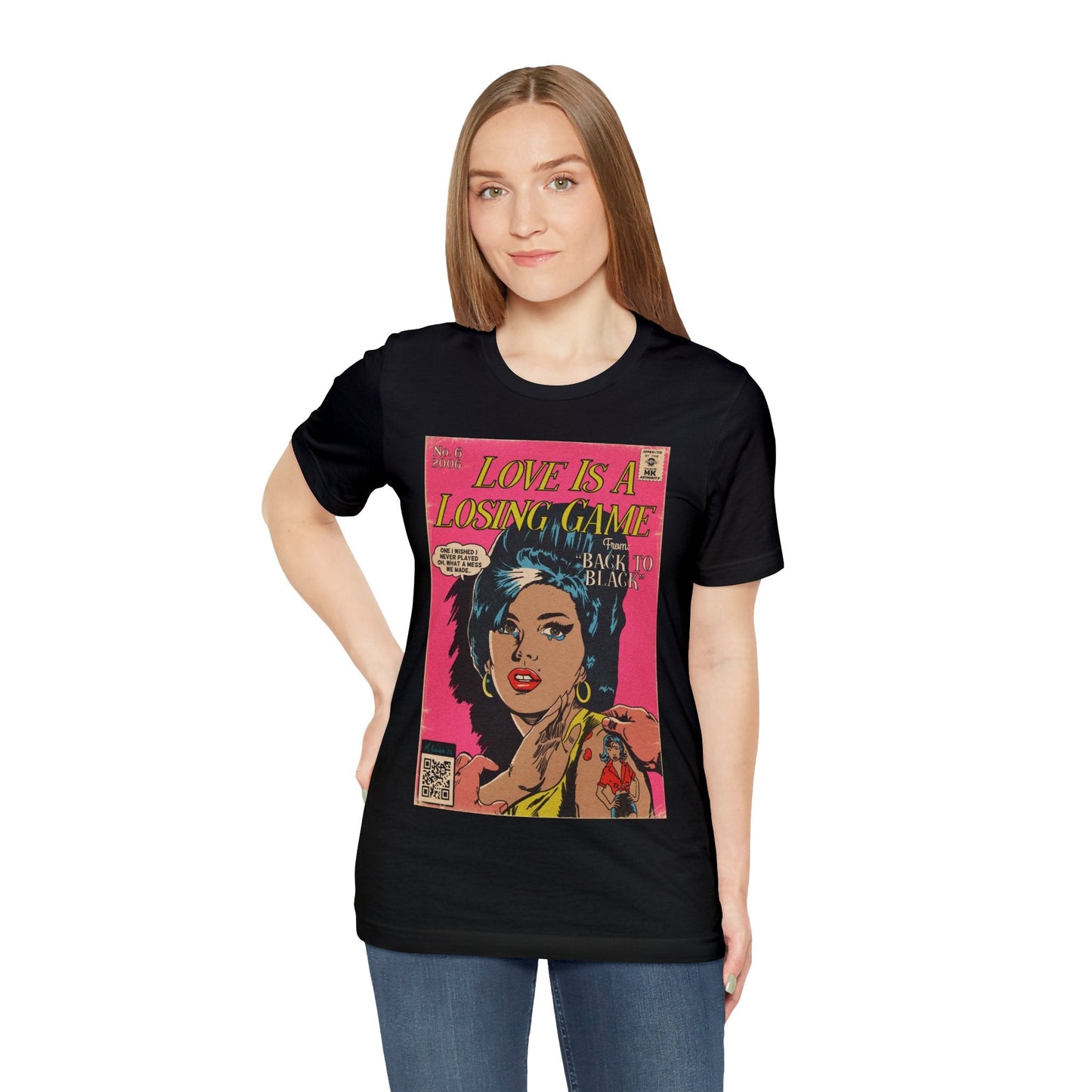 Amy Winehouse - Love Is A Losing Game - Unisex Jersey Short Sleeve Tee